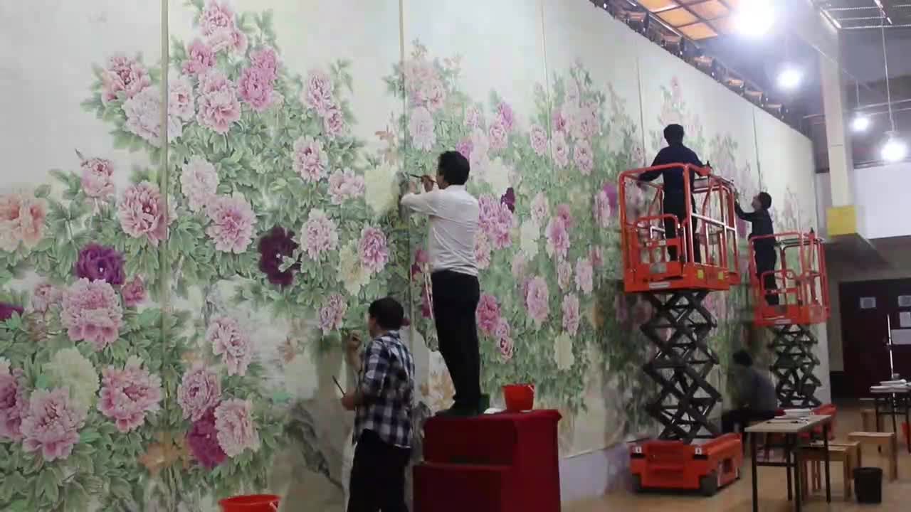 巨野县黄恩涛与巨野工笔画产业的不解之缘