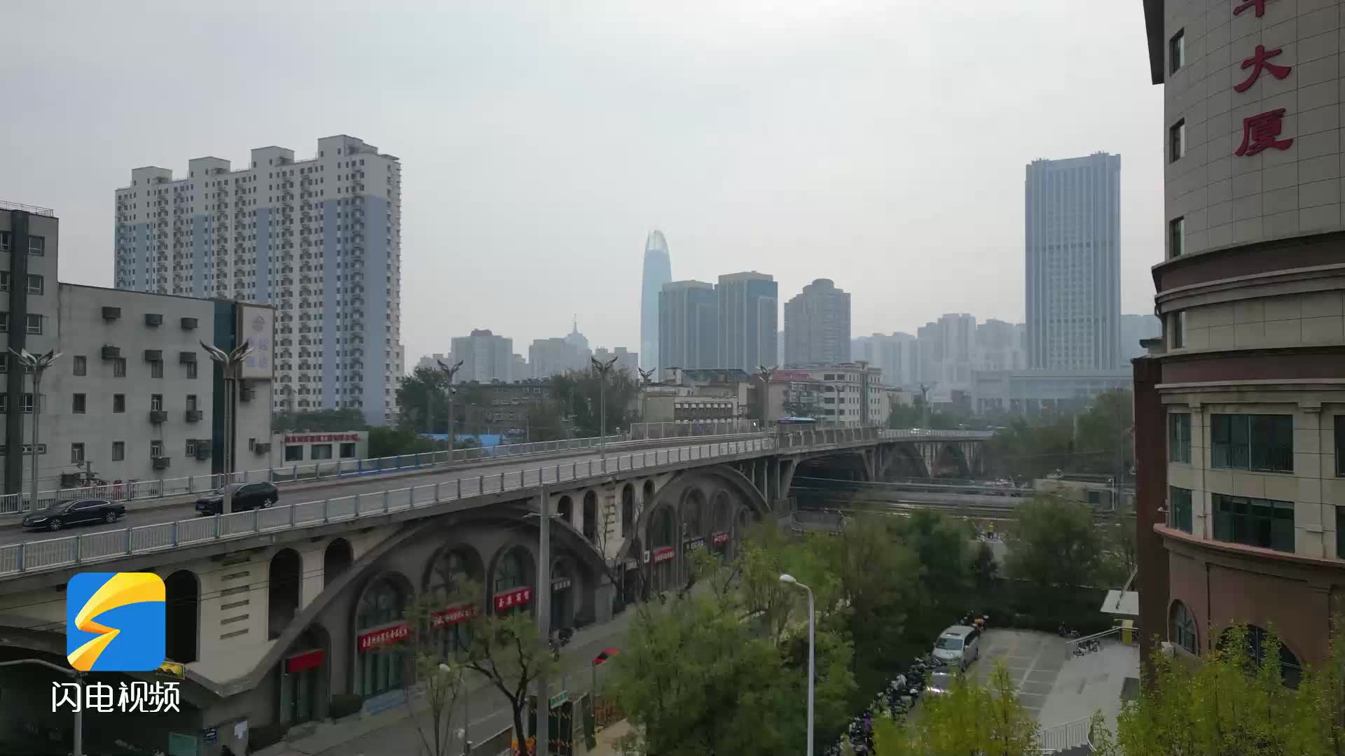 济南老天桥照片图片