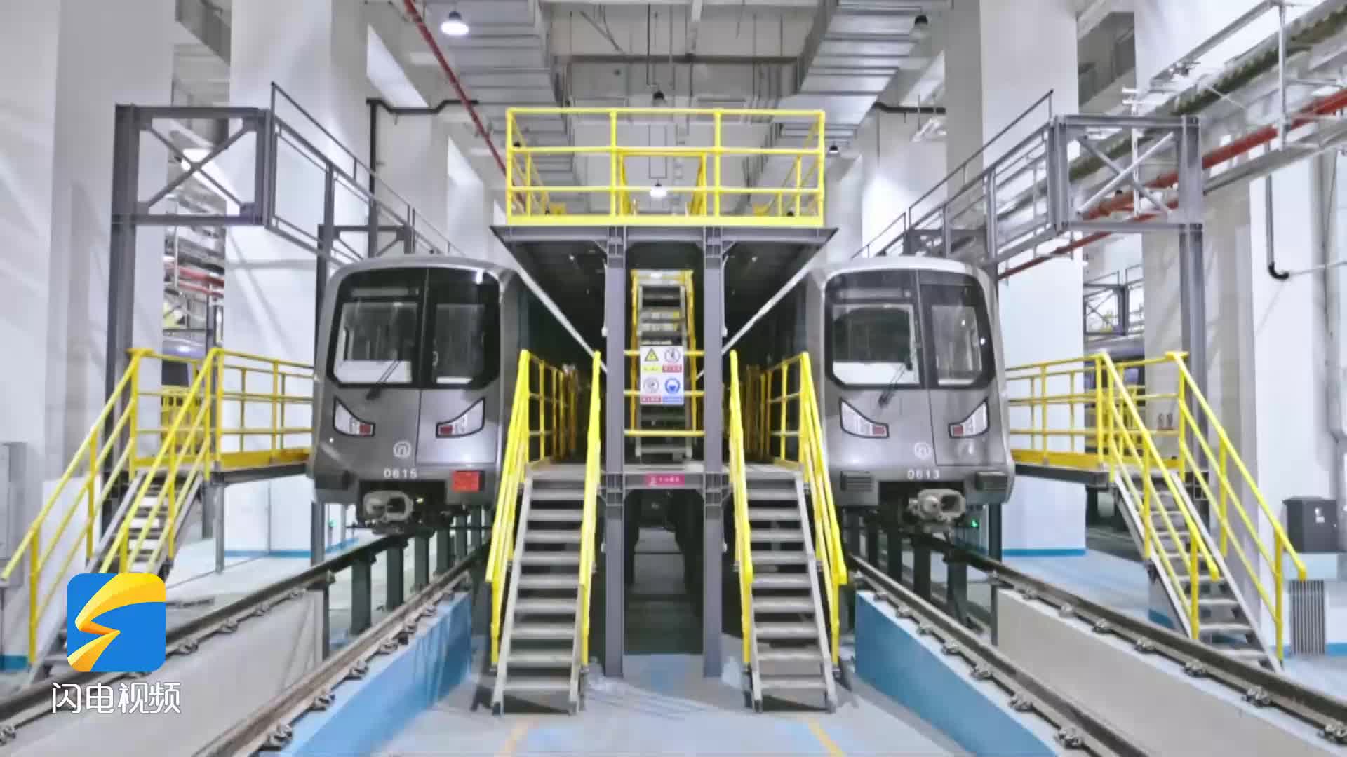 青岛地铁6号线一期工程具备空载试运行条件 列车内饰抢先看