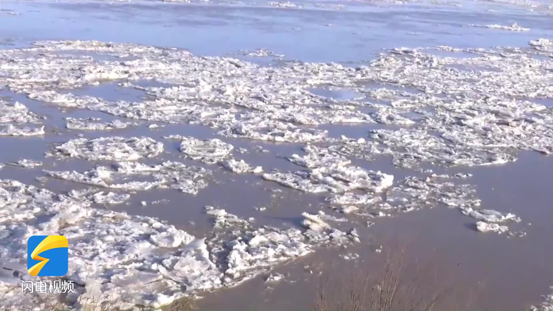 闻“凌”而动 东营沿黄各级河务部门进行严密观测与巡查