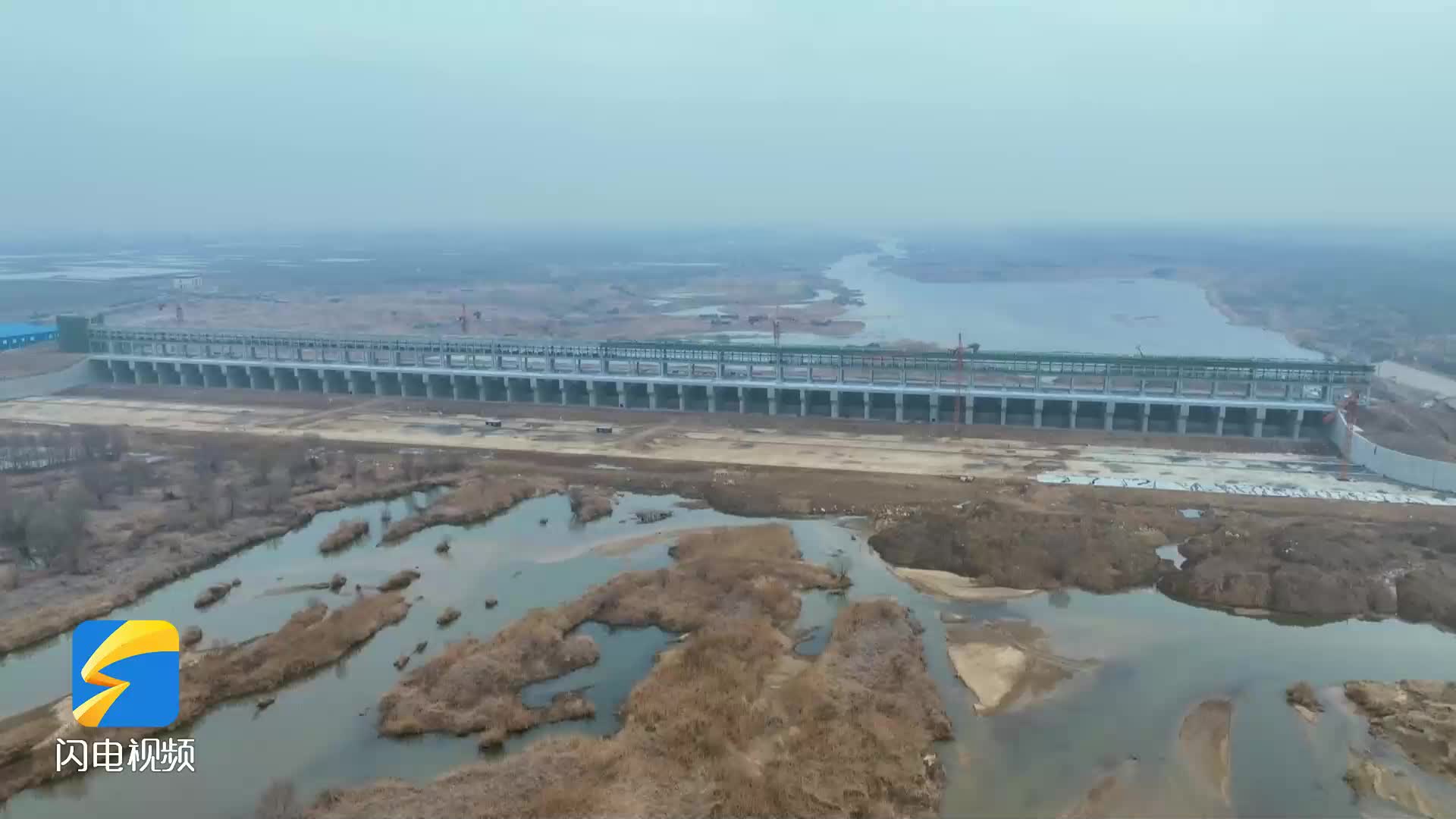 山东省大汶河砖舍拦河闸重点工程主体建设已全部完成