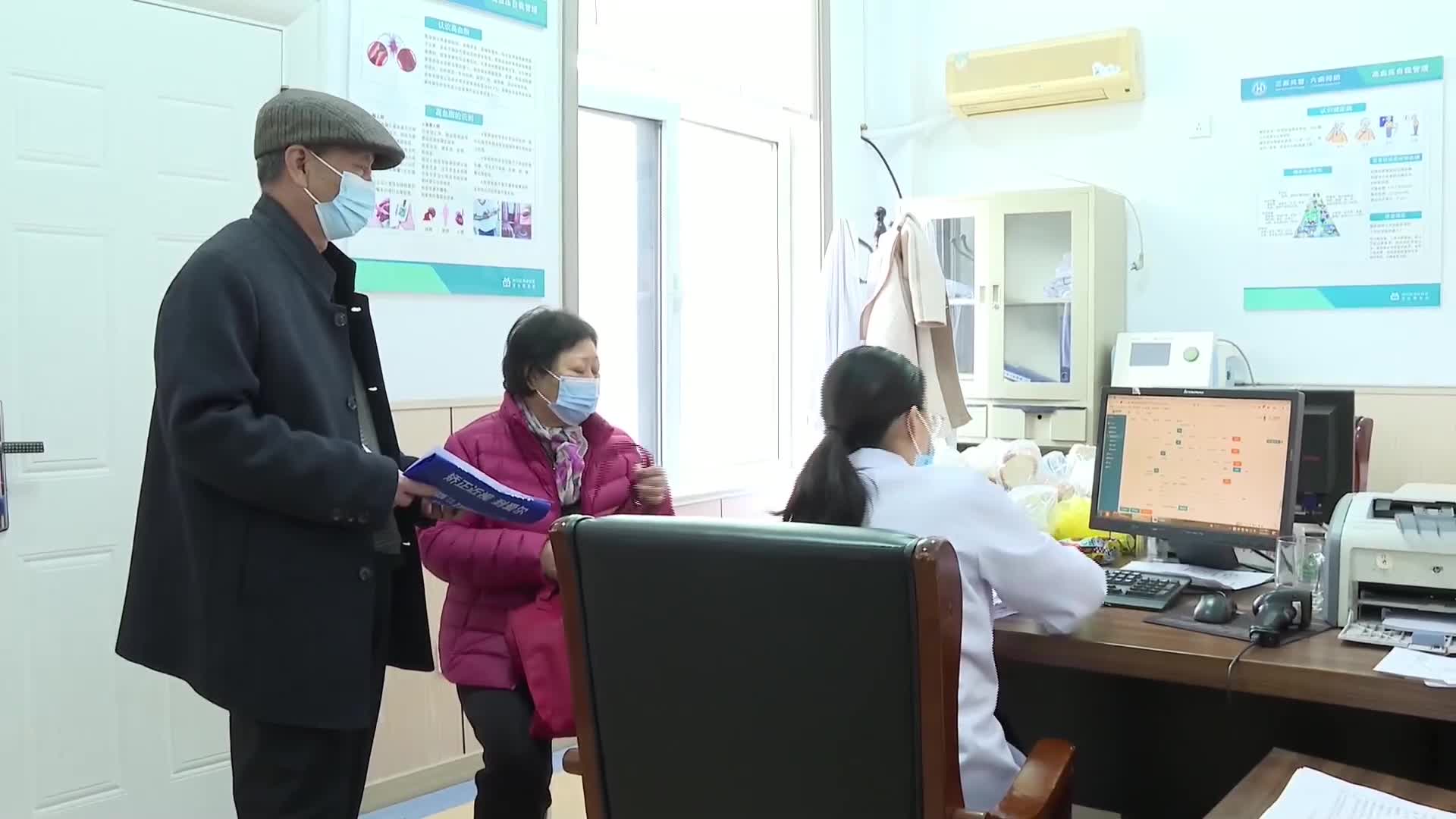 东营河口60岁以上老年人查体工作有序进行