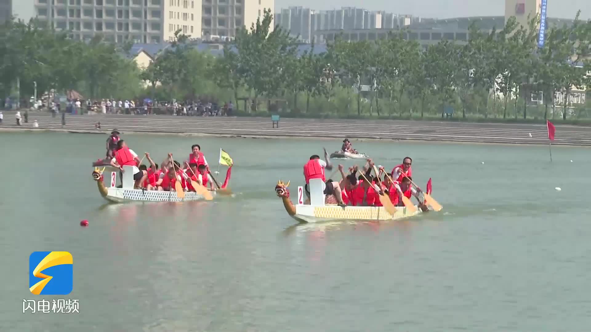 五月五 龍船鼓！濱州市舉行第二屆龍舟賽