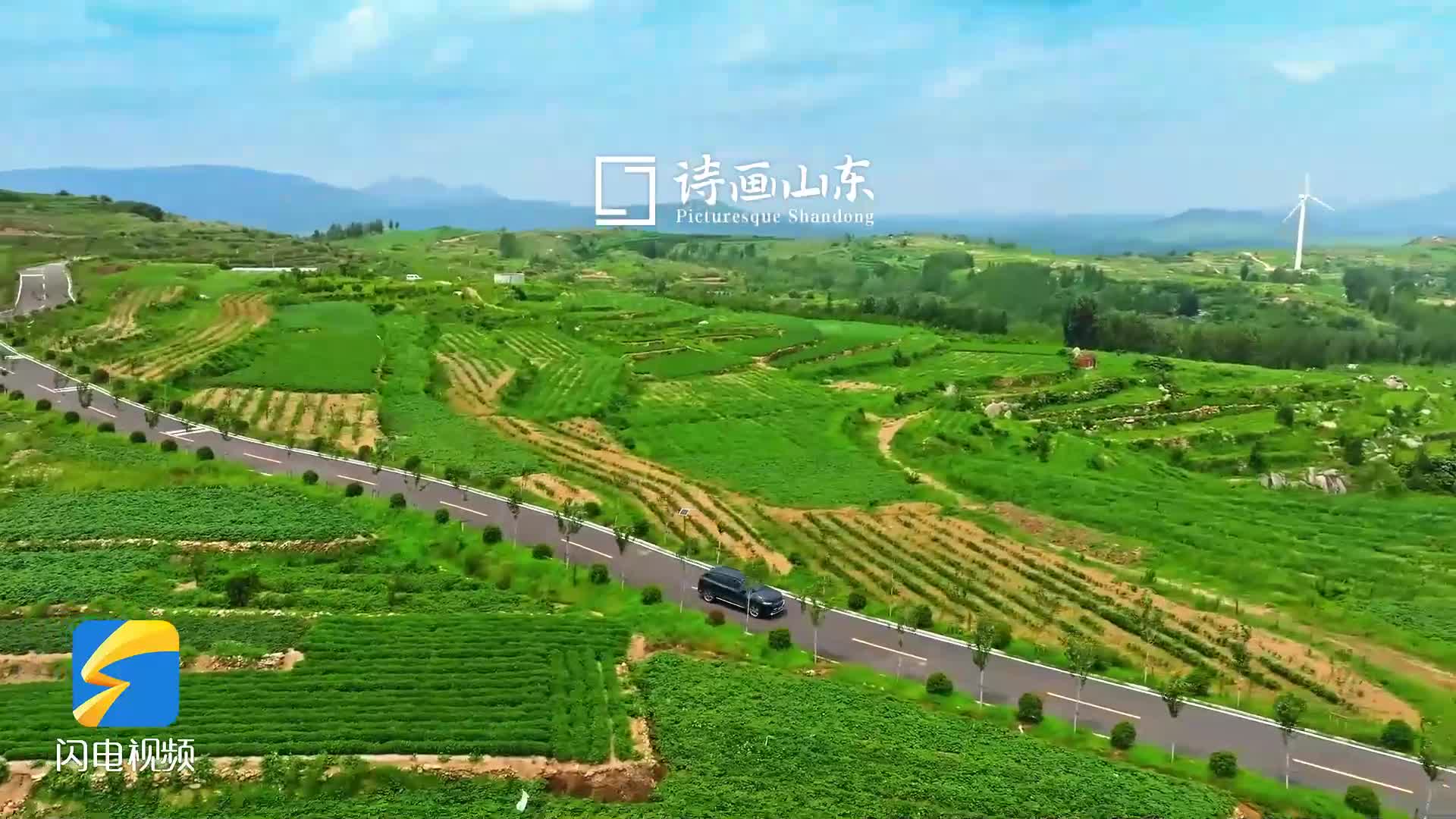 詩畫山東｜沿著環山路 尋找鄒城越峰山的治愈系風景