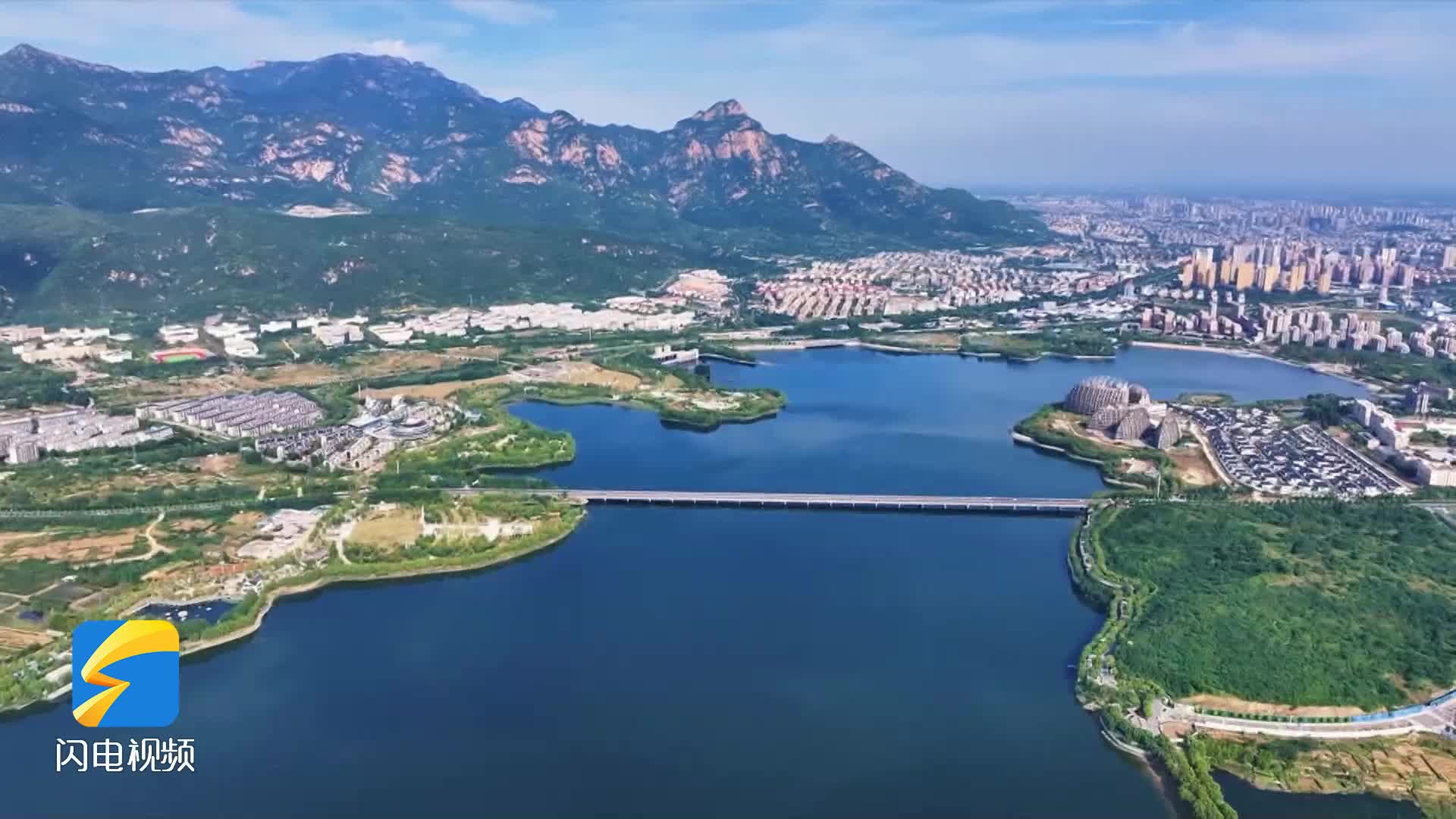 泰安市岱岳区泰山天平湖景区:湖光山色 秋意绵绵