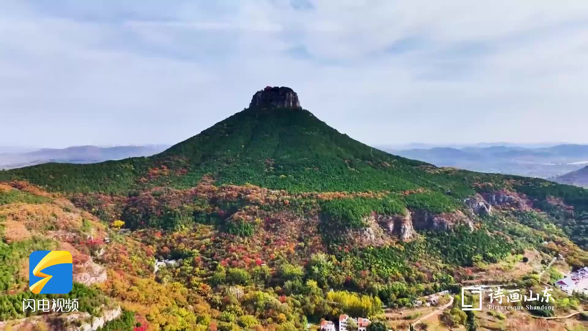 诗画山东丨初冬榴林尽染，枣庄万亩榴园进入最佳赏观赏季_枣庄要闻_枣庄_齐鲁网