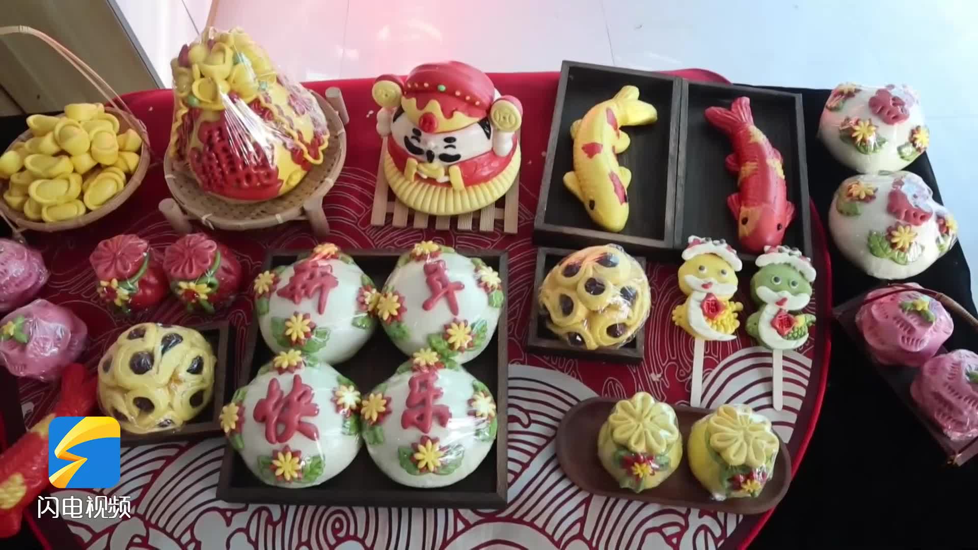 沾化：春節臨近 花饃飄香年味濃