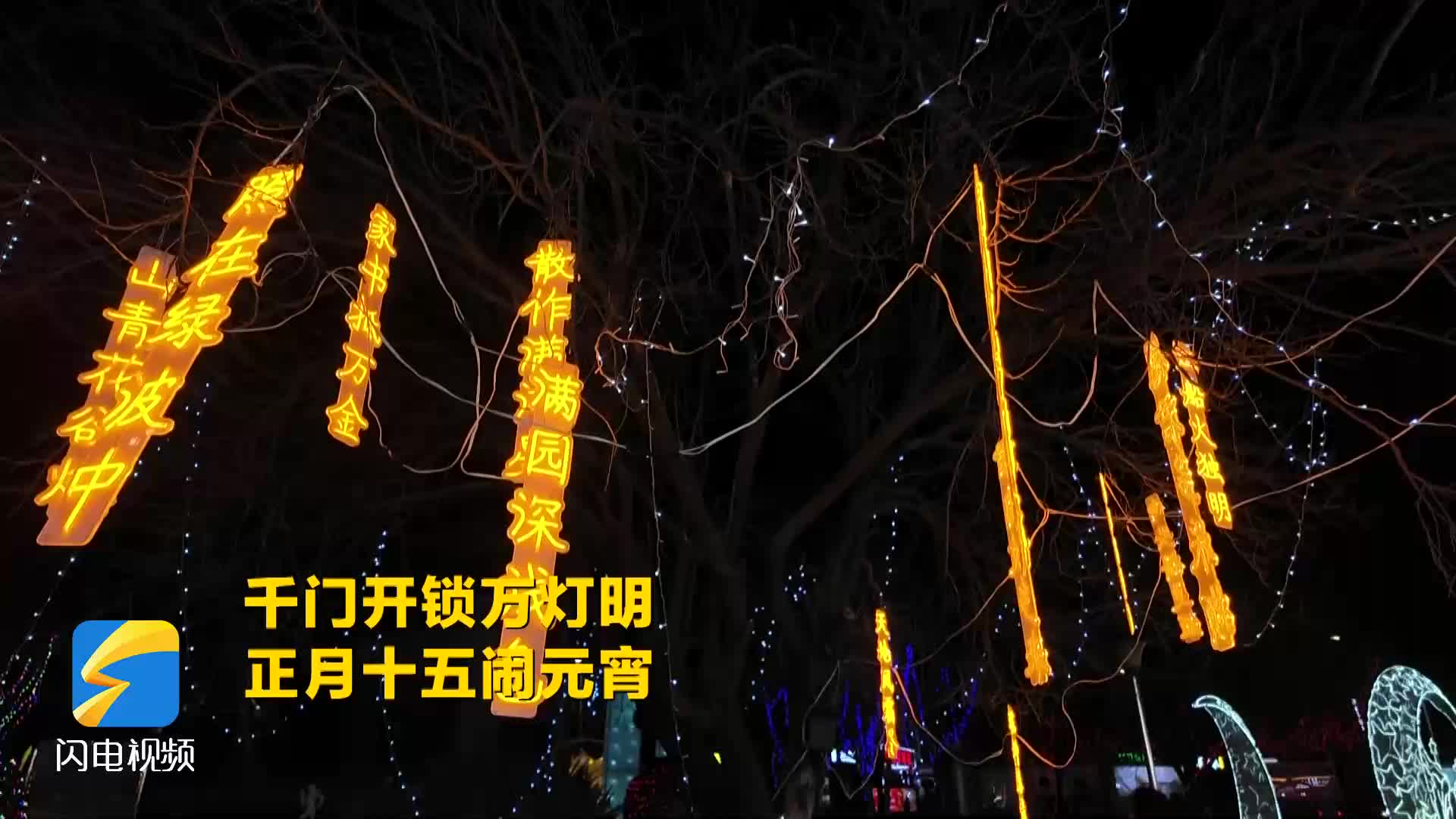 鄒平：新春彩燈絢麗展 元宵佳節客如潮