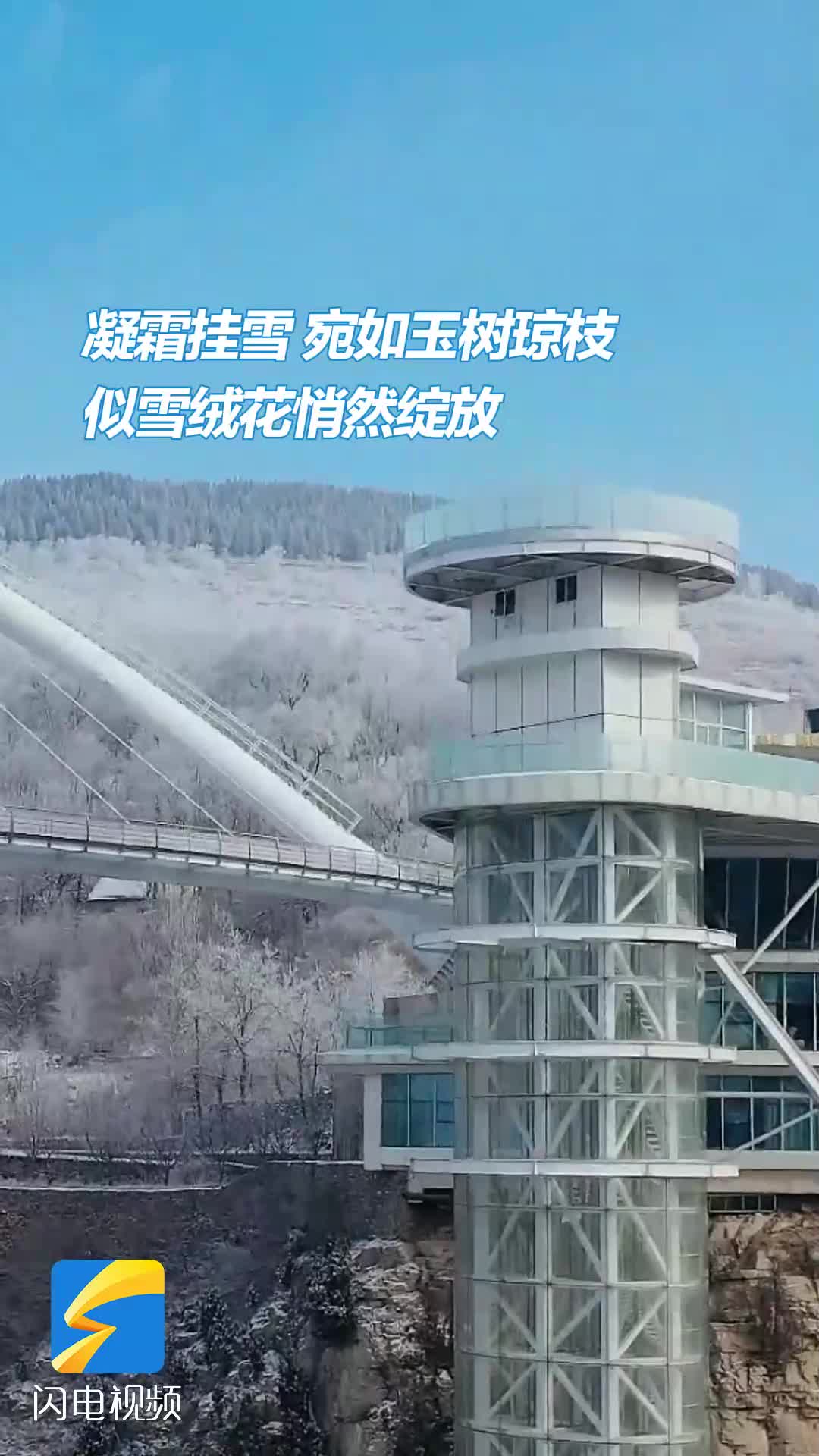 宛如仙境！在淄博潭溪山赴一场雾凇之约