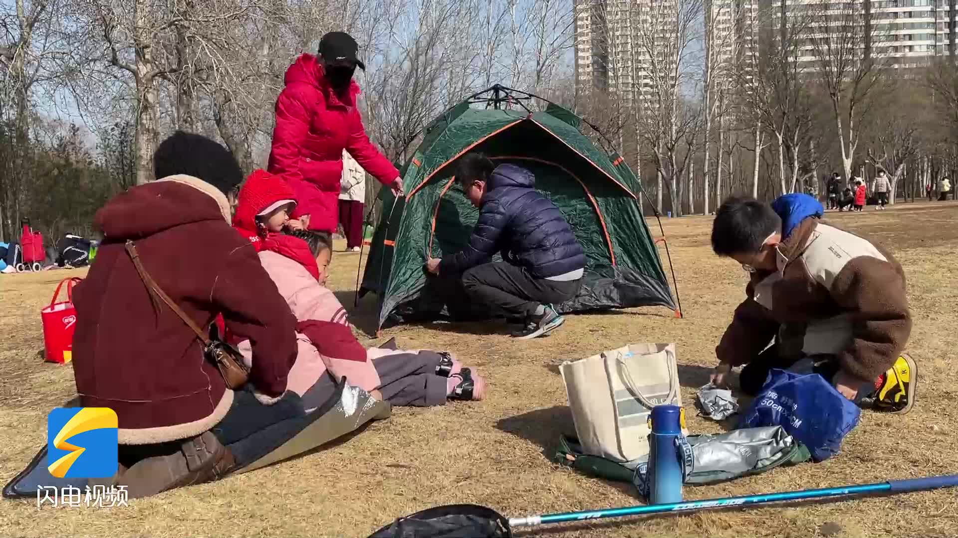 三萬多平綠地免費開放！來濟南森林公園露營吧 感受春的氣息