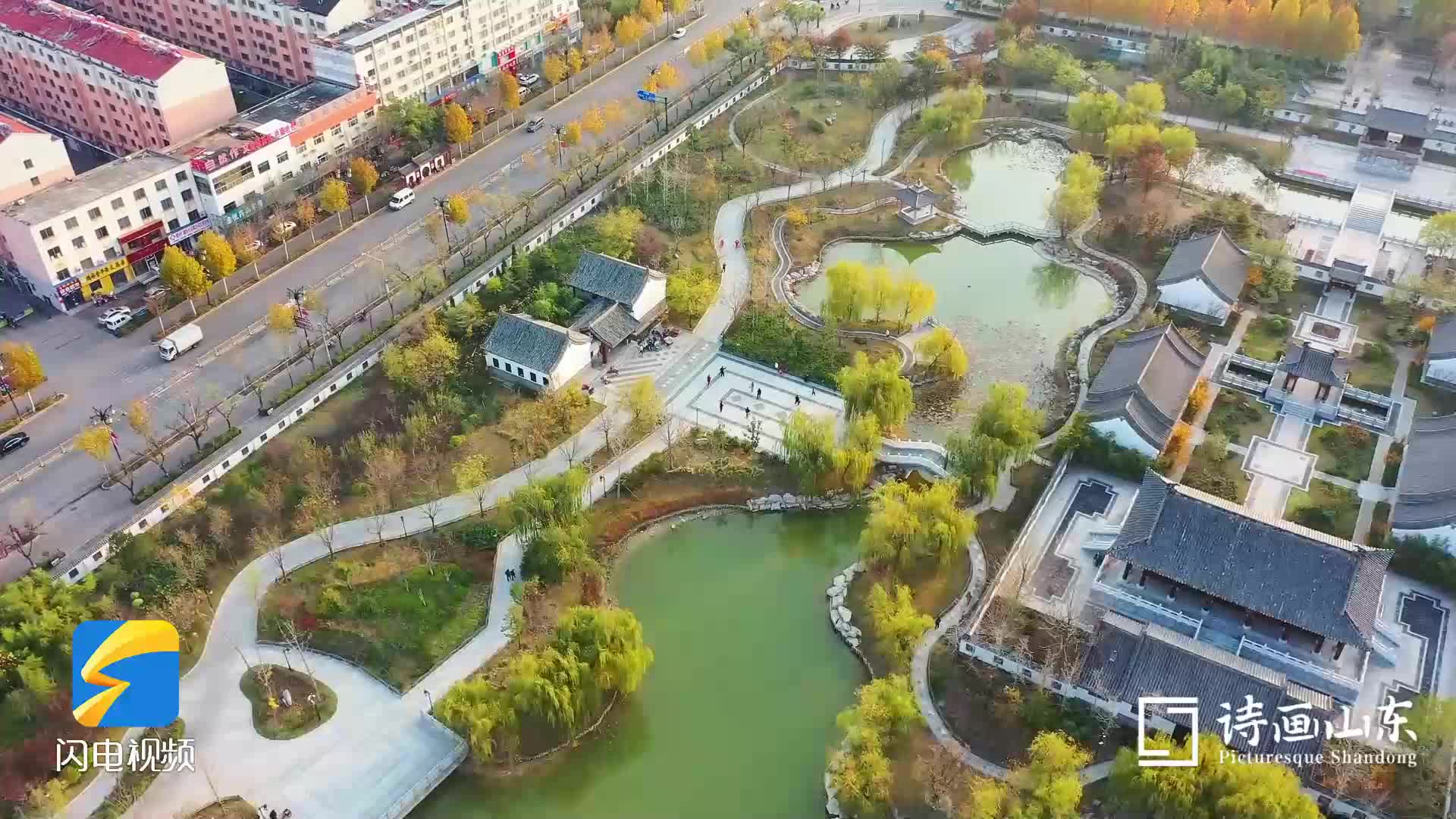 诗画山东｜草木作画 勾勒出梁山春园的金秋限定