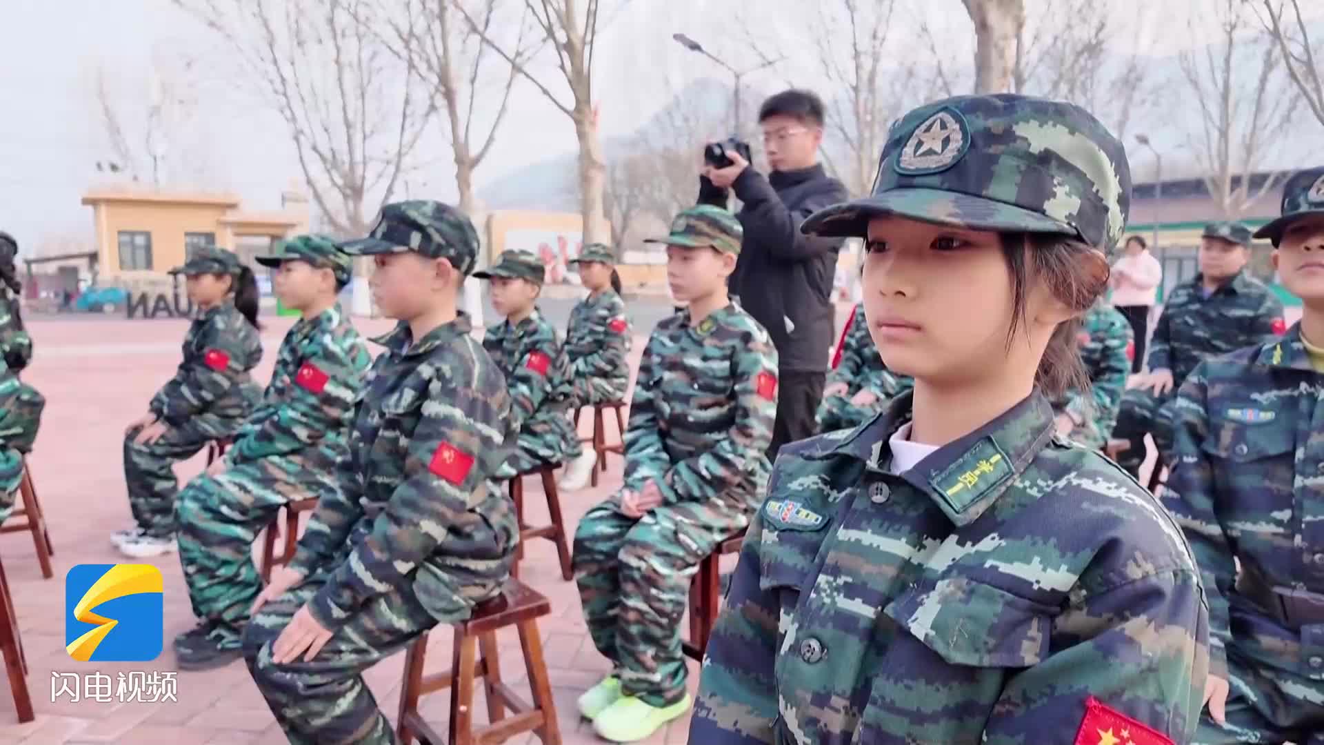 邹平市少年军校“红星闪耀启航营”正式开营