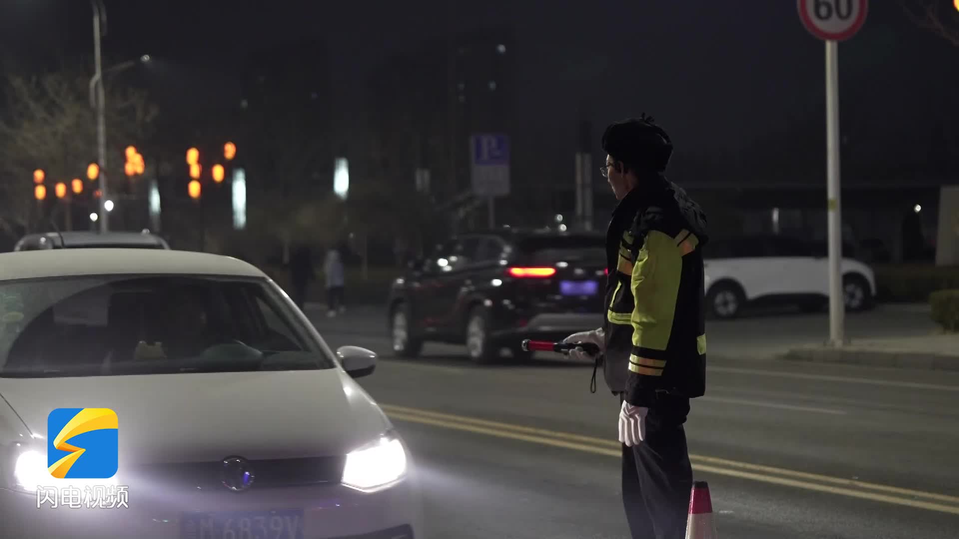 阳信交警严查酒驾不松懈 守护平安过大年