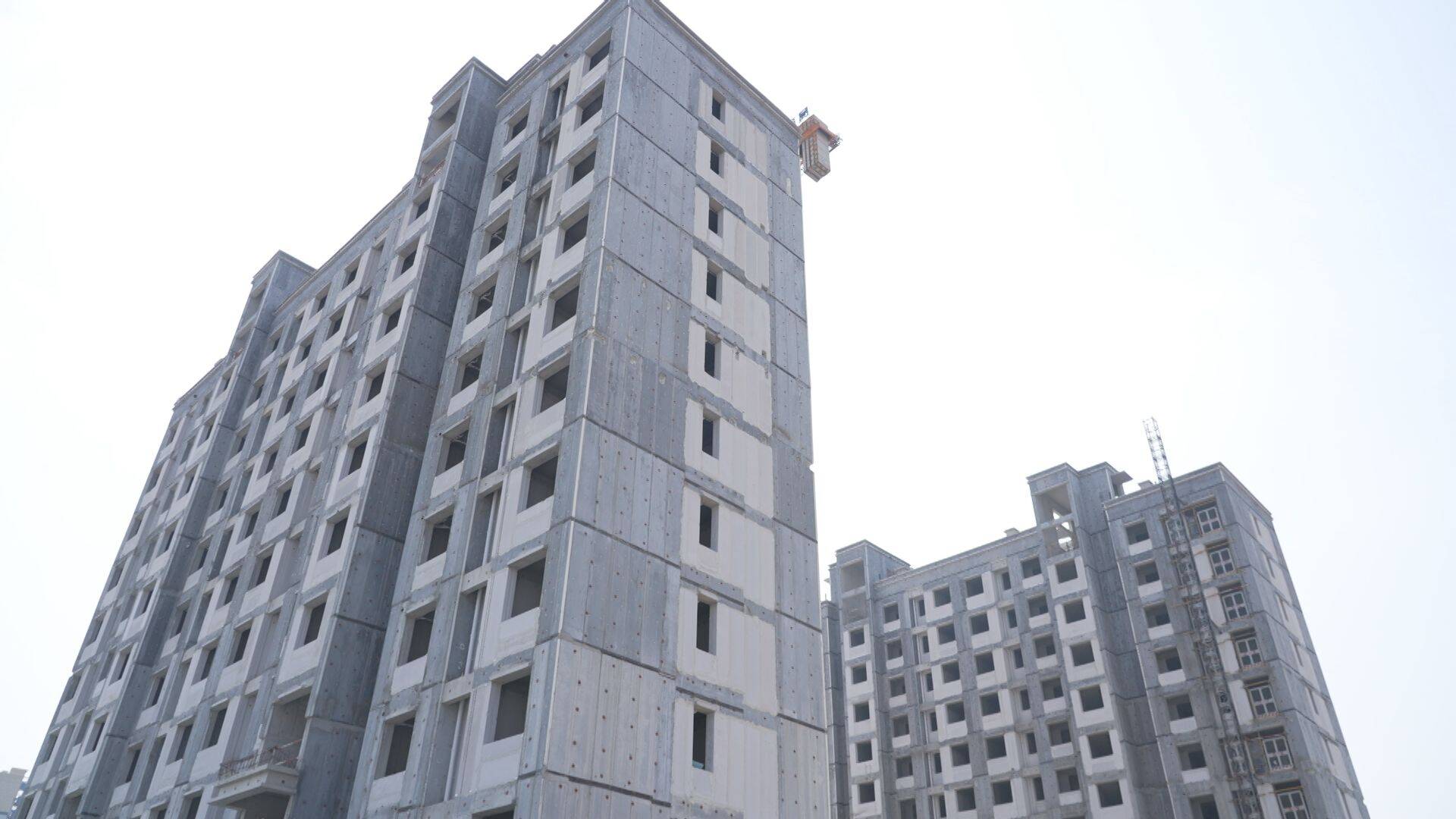 商河县工厂造零件现场来组装装配式建筑向绿前行