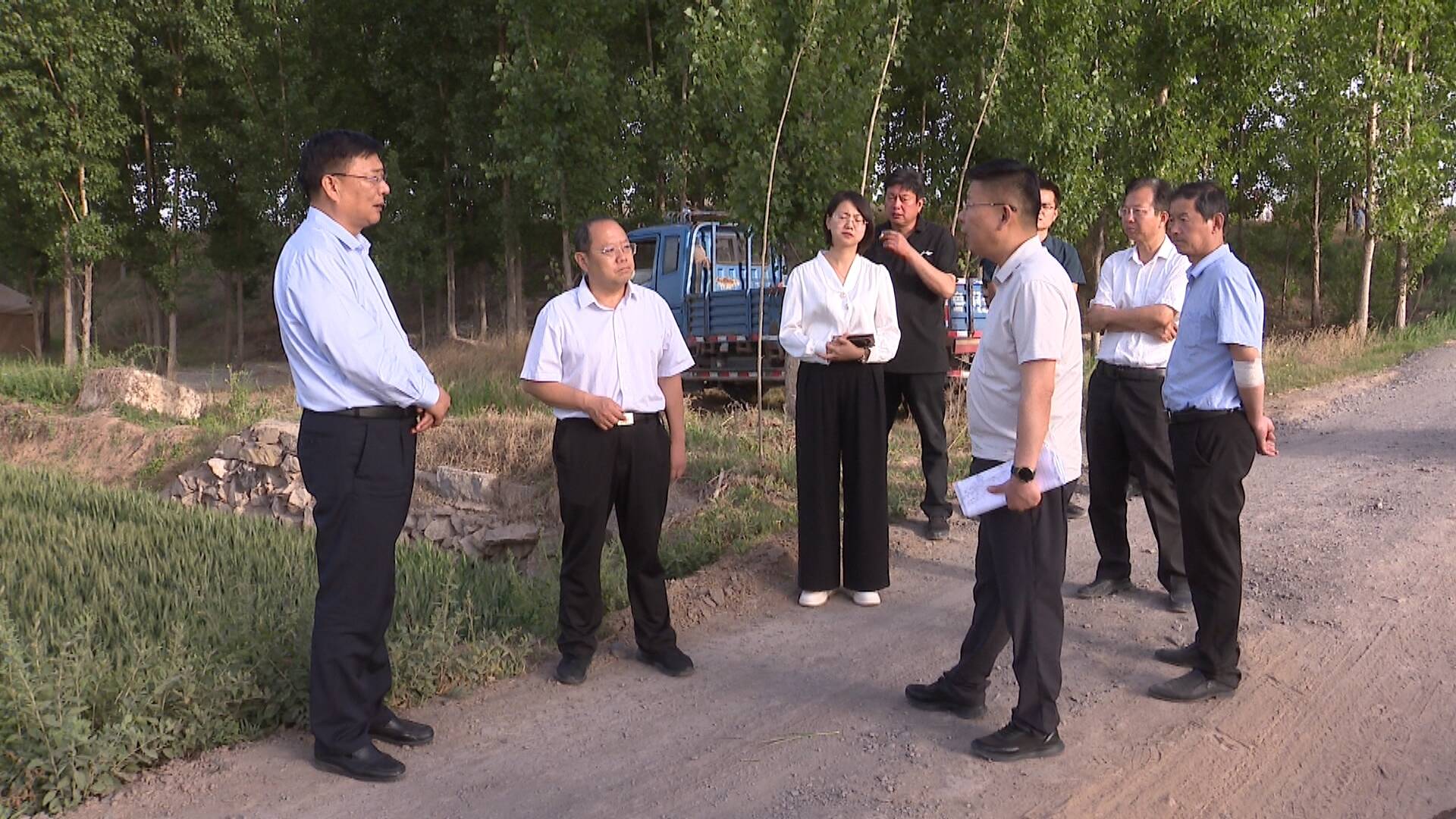 楚德勤实地调研巨野县抗旱和国控断面水质保障工作