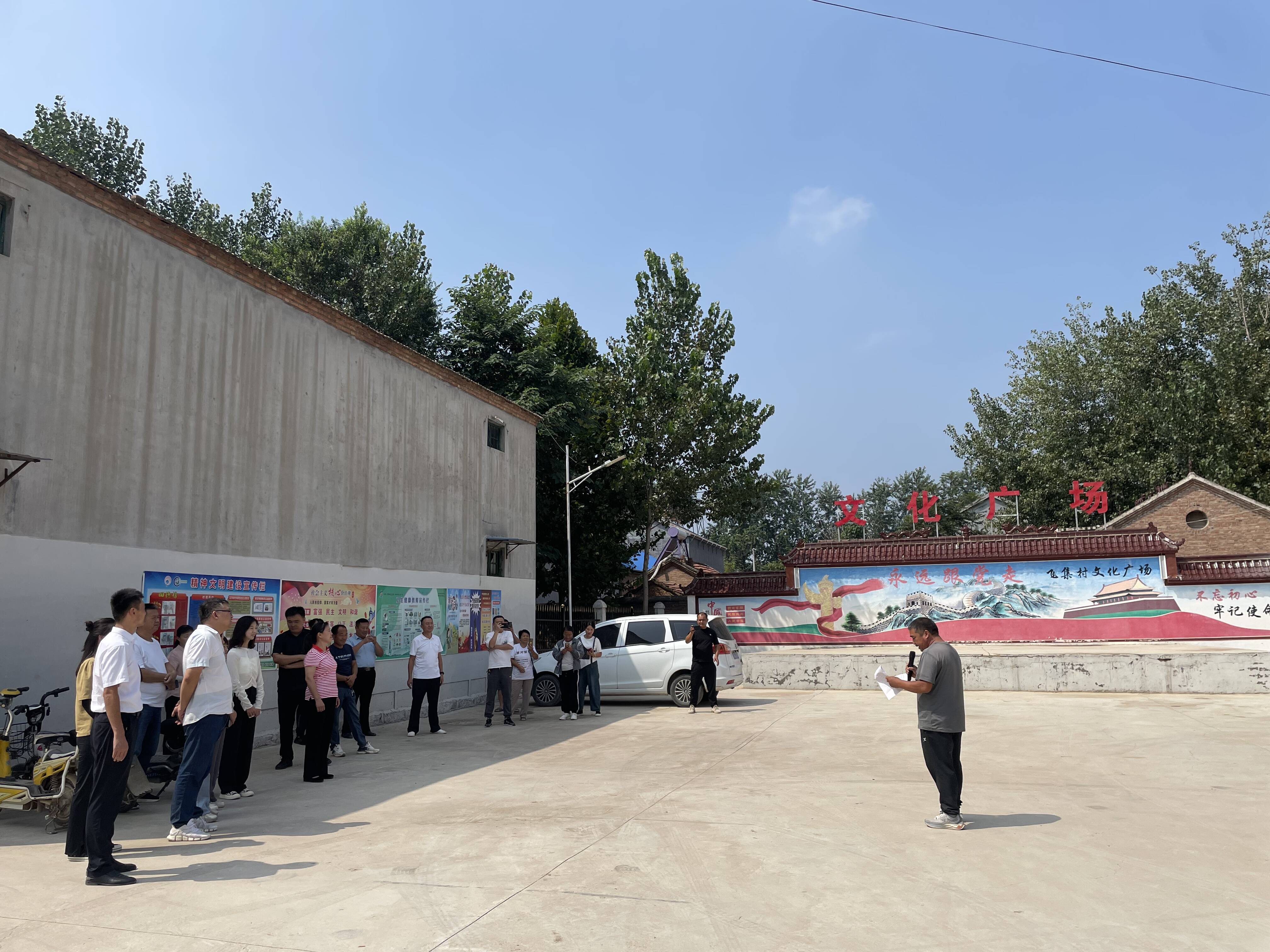 乡村振兴齐鲁样板村村有好戏郓城县武安镇擂台比武亮功夫乡村振兴比新