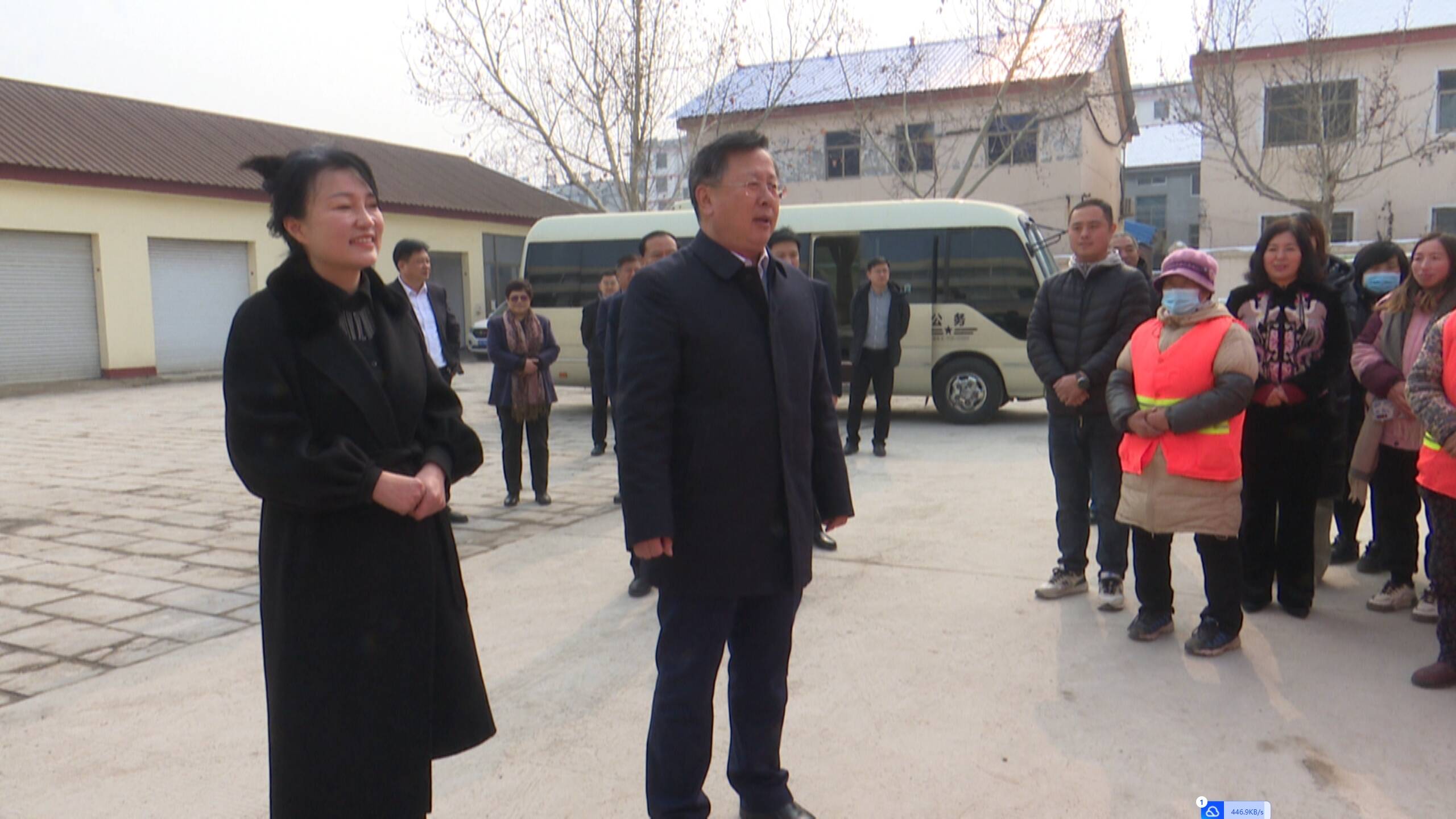 县委副书记县长赵海林等县领导走访慰问一线干部职工