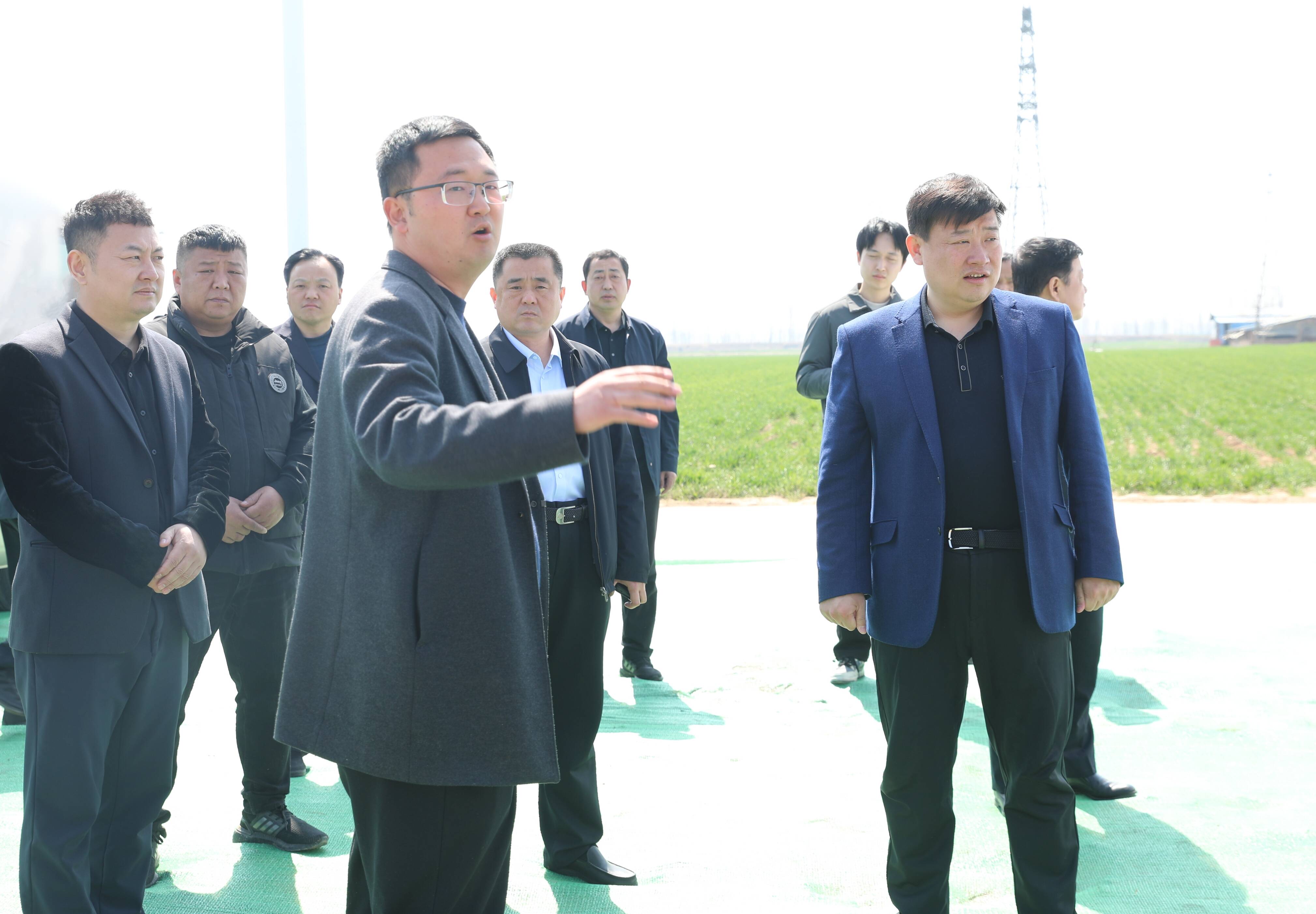 单县县委副书记县长魏传永现场调研乡村产业振兴项目