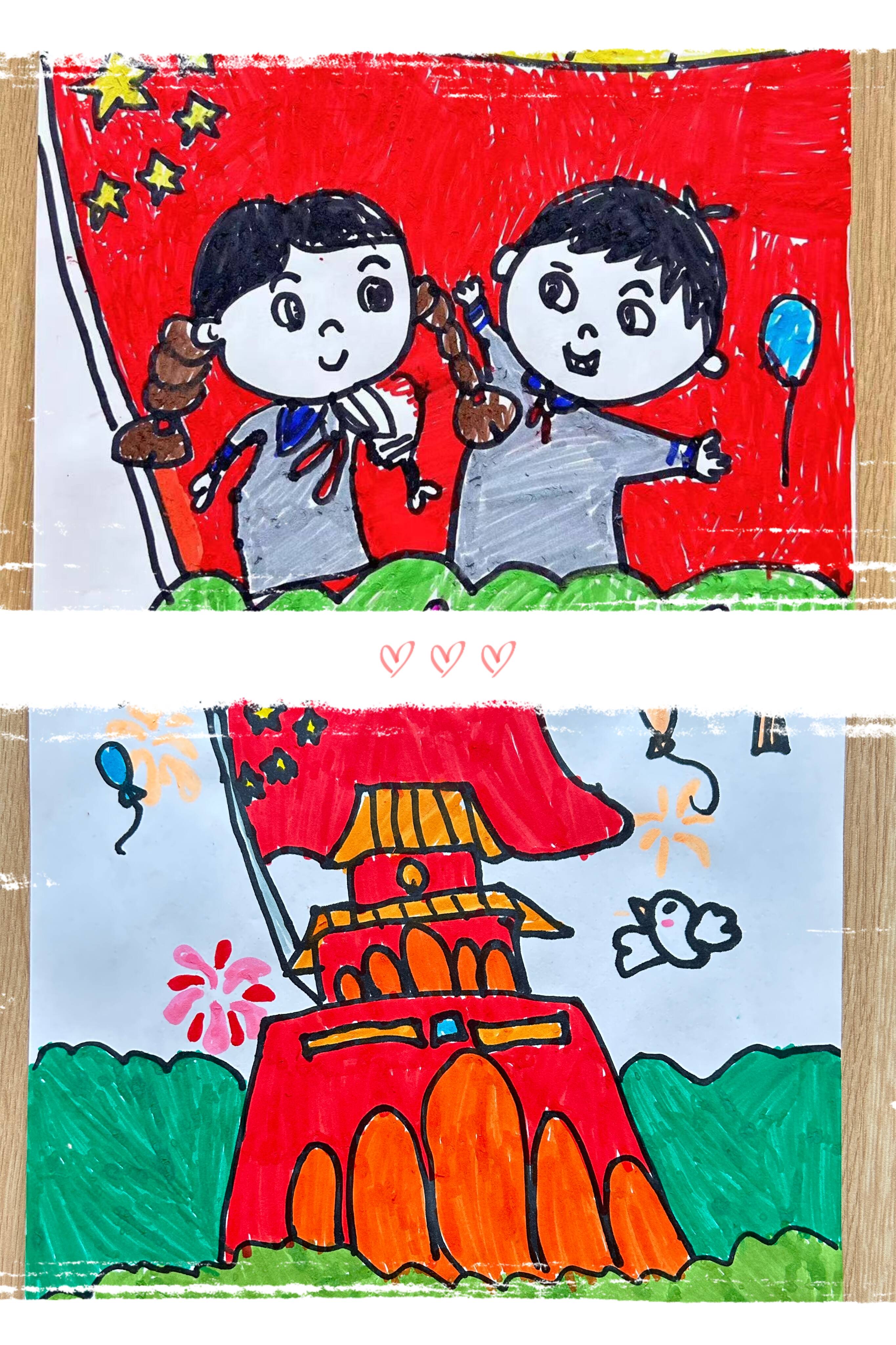 塑造红色幼苗筑梦未来之星安丘市学府街幼儿园开学第一课红色主题教育