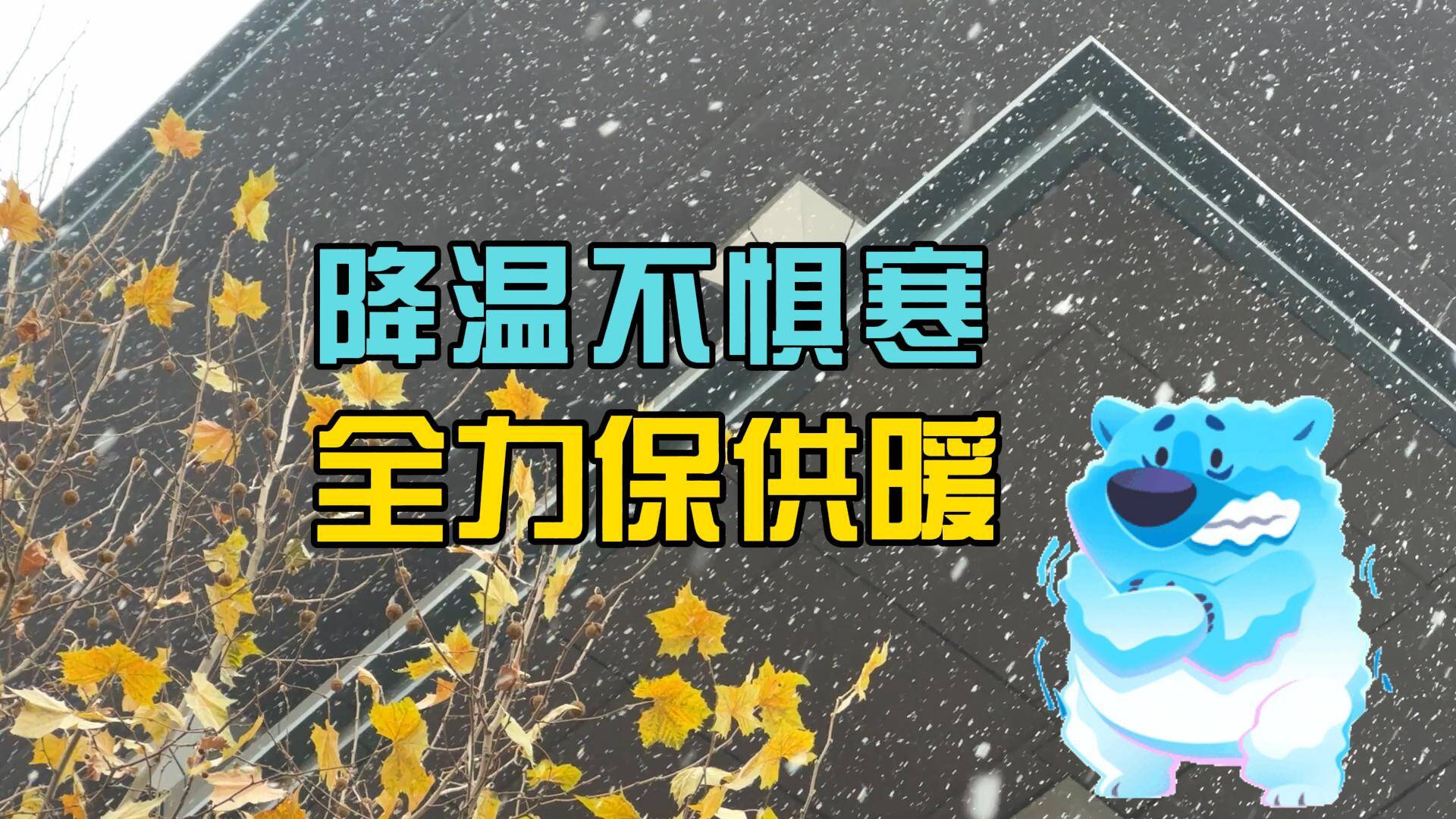【邹视频·新闻】73秒|降温不惧寒 全力保供暖