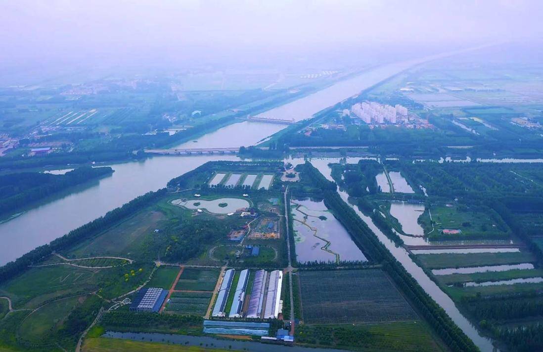 济宁市任城区万亩塌陷地变高标椎农田