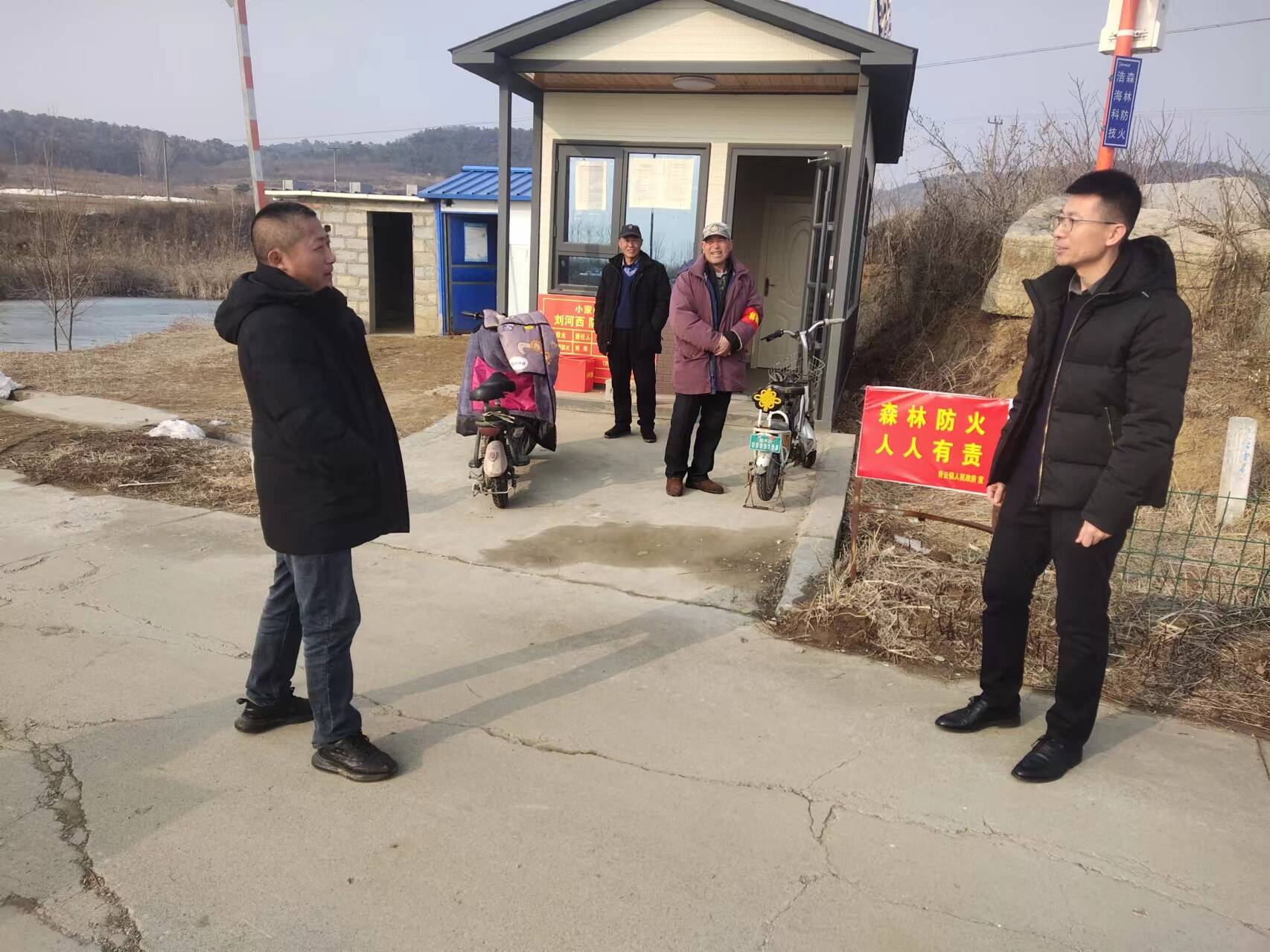 临沭县青云镇以抓为守聚力春季森林防火