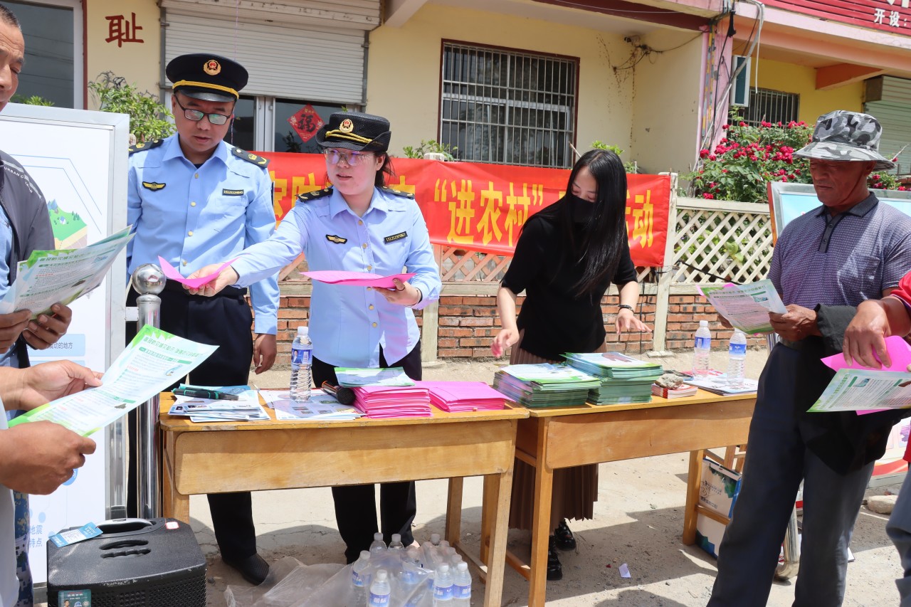 蒙阴县联城镇:扎实开展防灾救灾"进农村"宣传活动