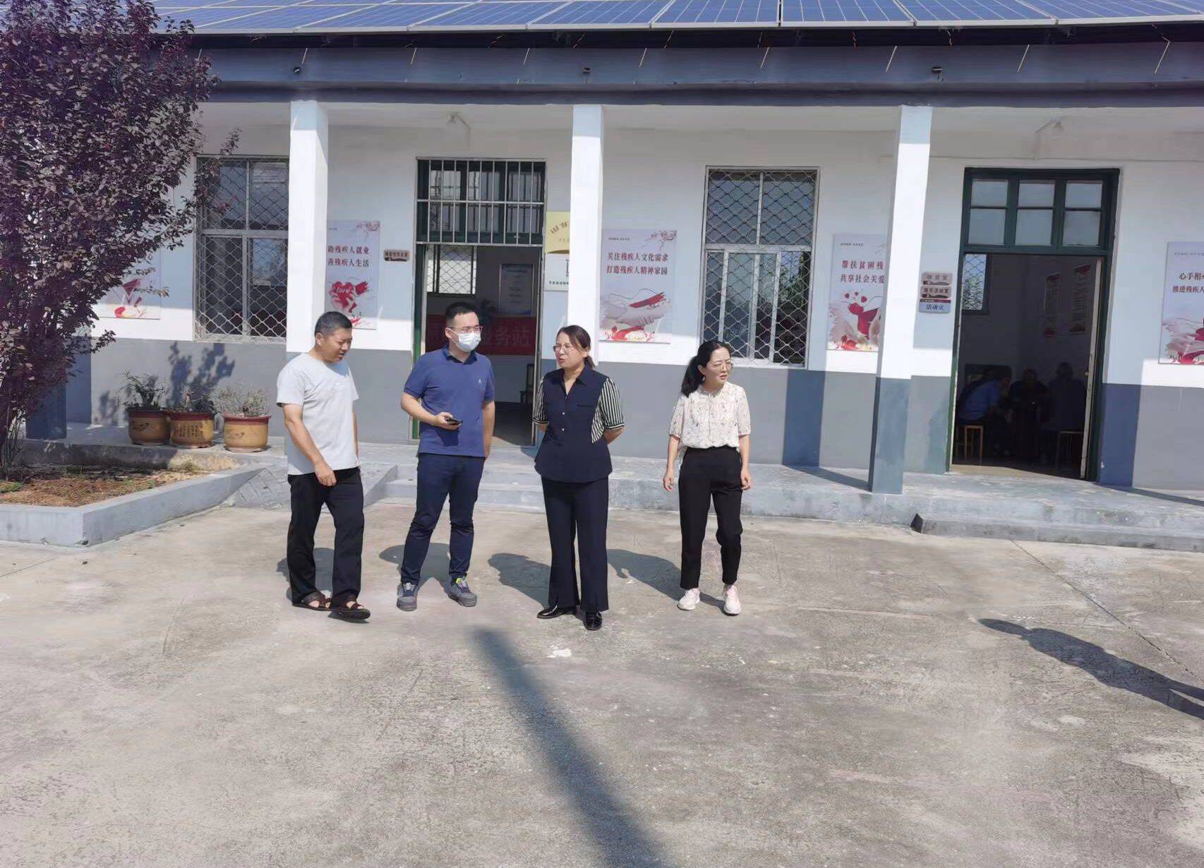 平邑县流峪镇人大代表任崇真带队督导检查为老服务中心建设幸福院维修