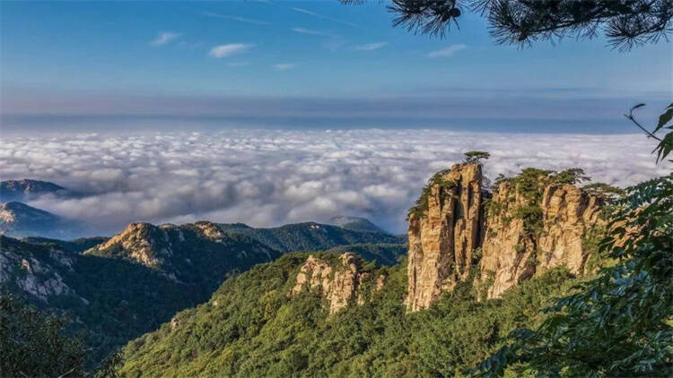 山东平邑:美出天际,蒙山春日云海震撼上线