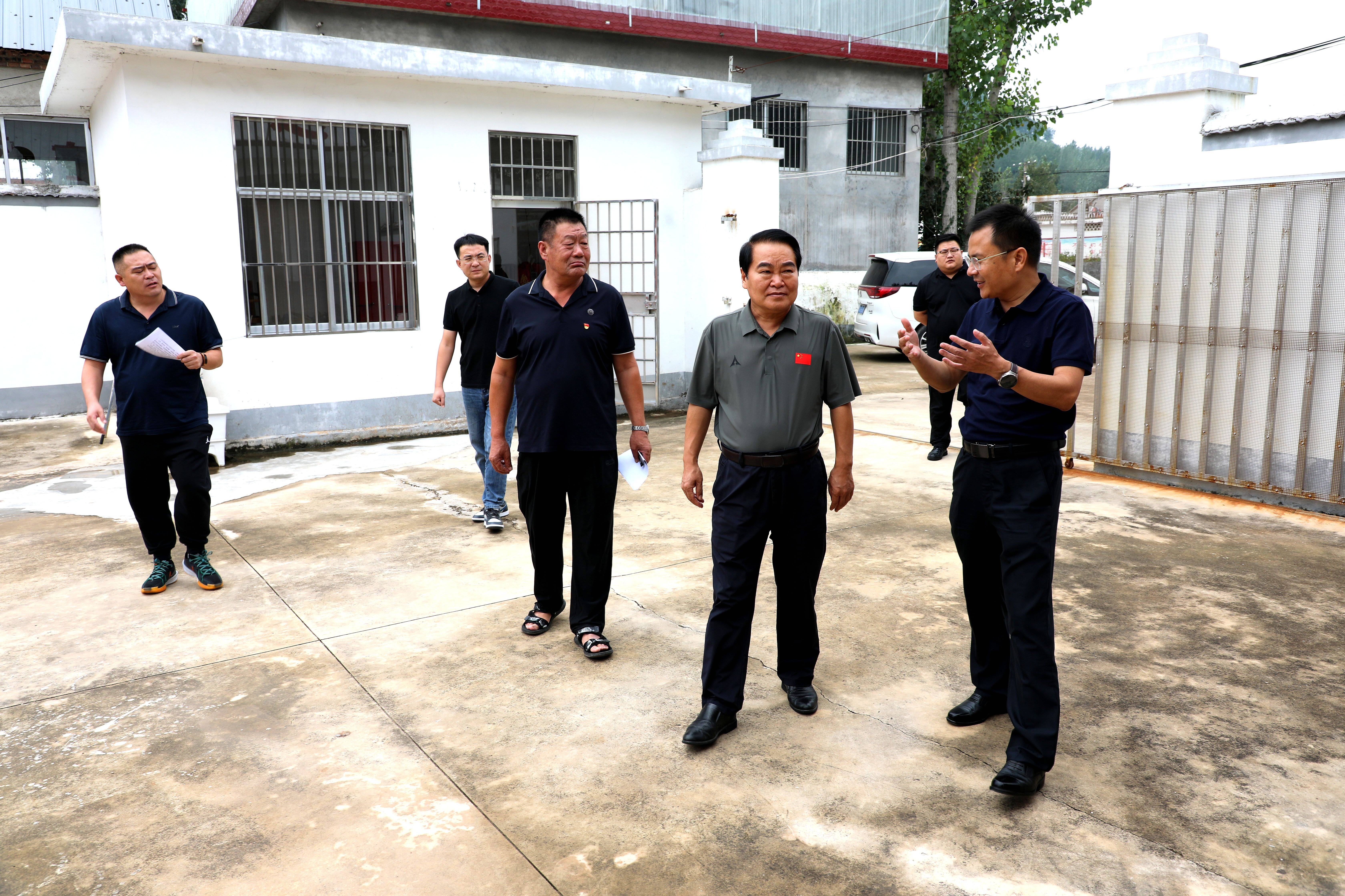 刘仕江一行到平邑县流峪镇调研志愿服务活动