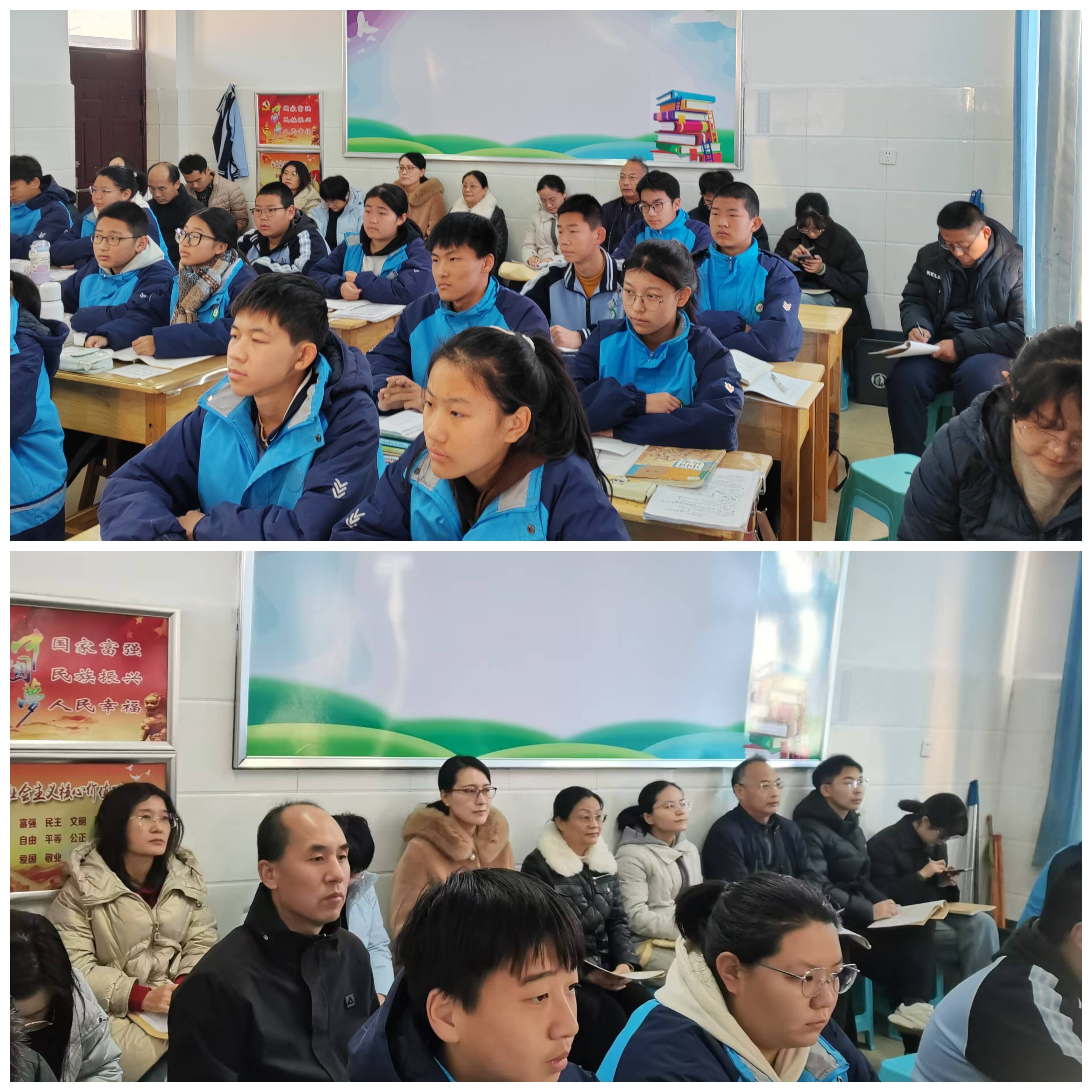 上午第二节课,长城中学历史教师冯菲走入泮河中学初三五班,为同学们