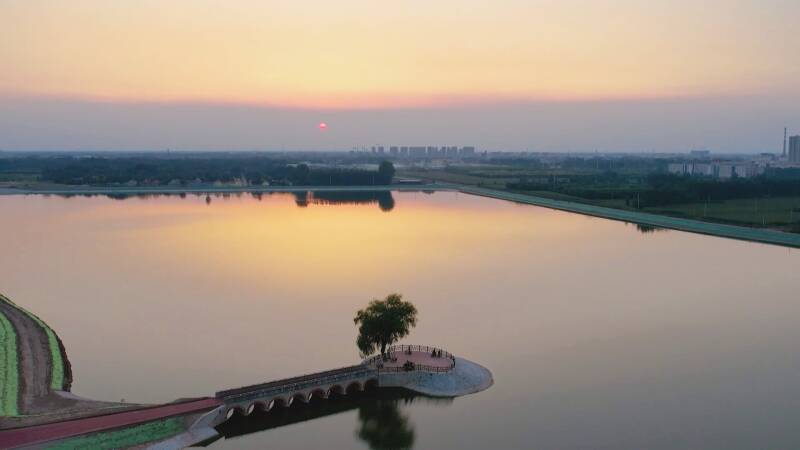 禹城湿地公园图片