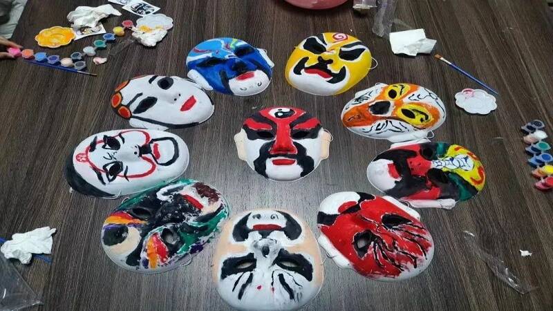 禹城市童心绘脸谱非遗展魅力