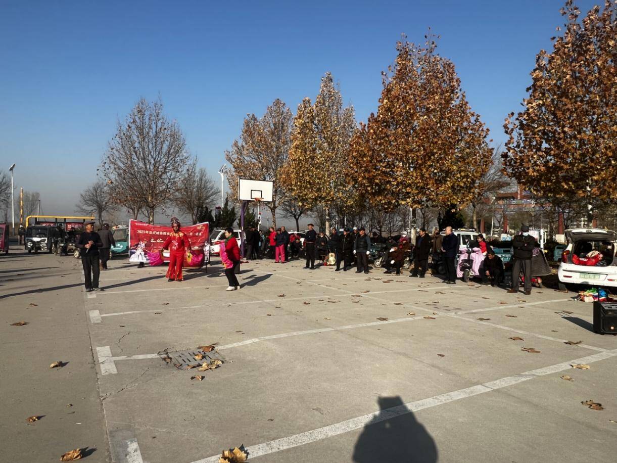 武城县四女寺镇一村一年一场戏文化惠民演出活动走进四女寺黄河大集