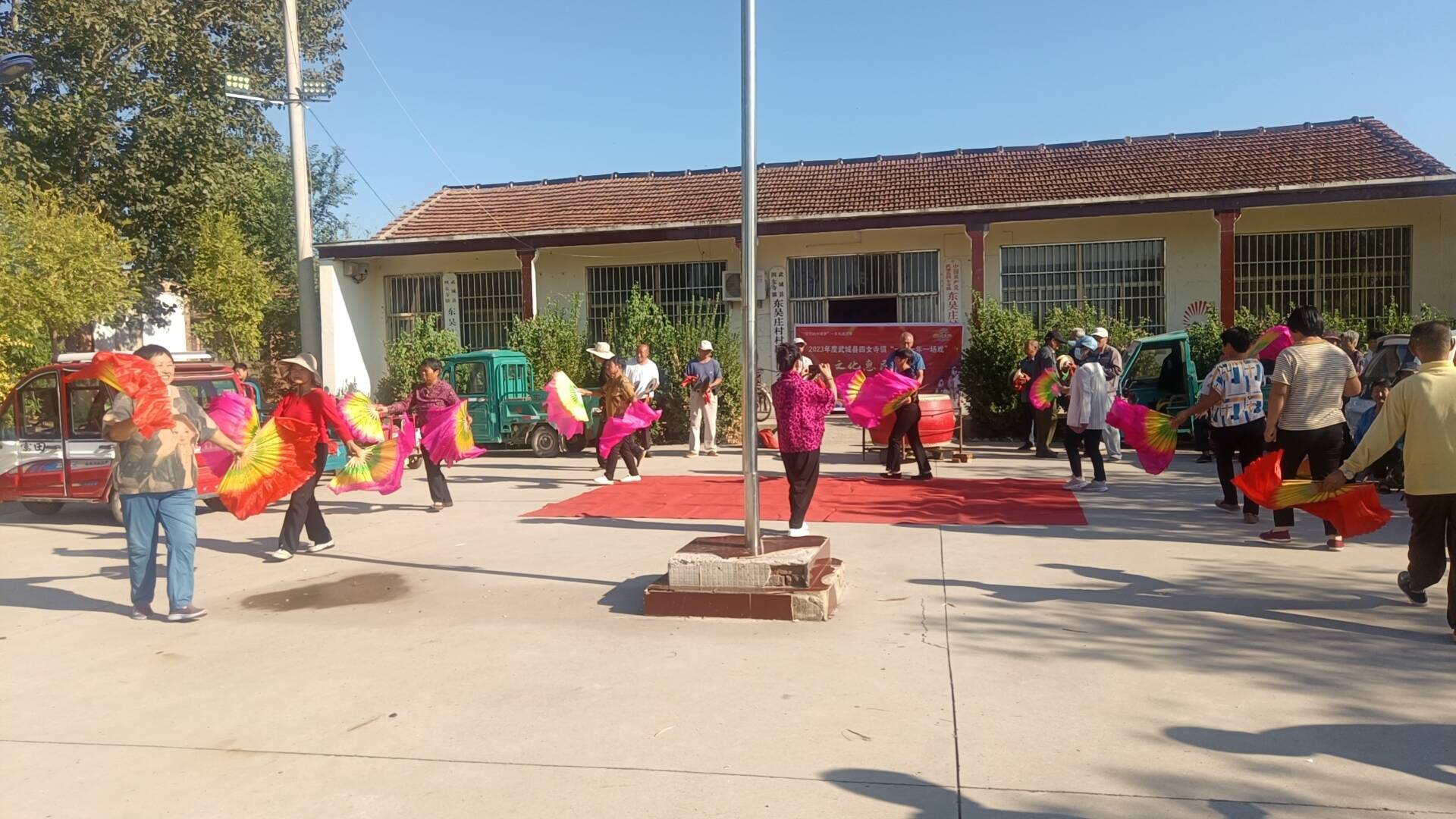 赶黄河大集村村有好戏武城县四女寺镇一村一年一场戏暨黄河大集文化