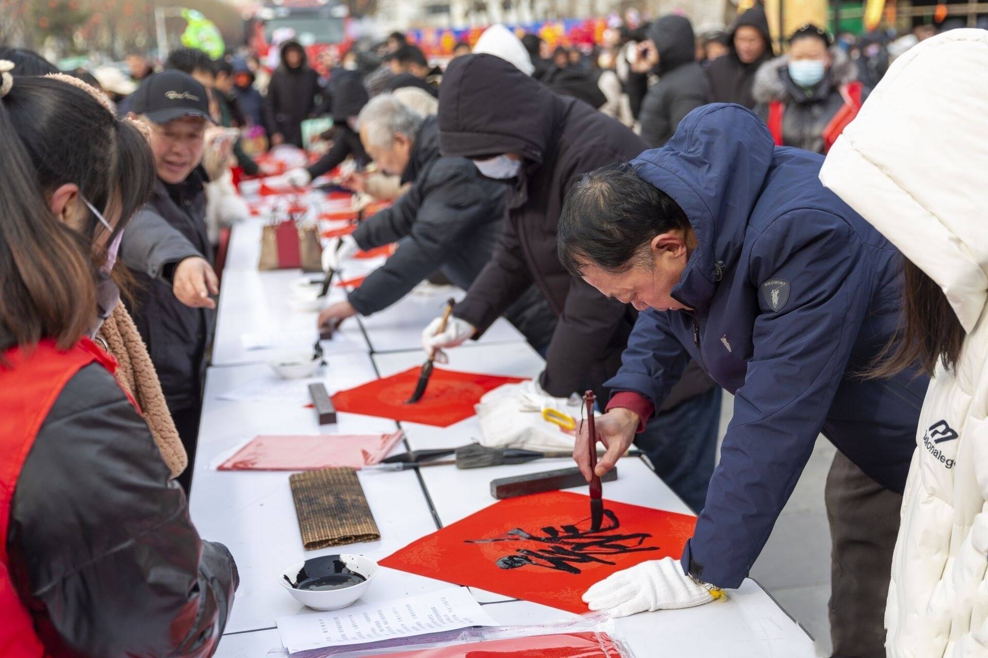 赶大集过大年平原县首届龙门大集开市