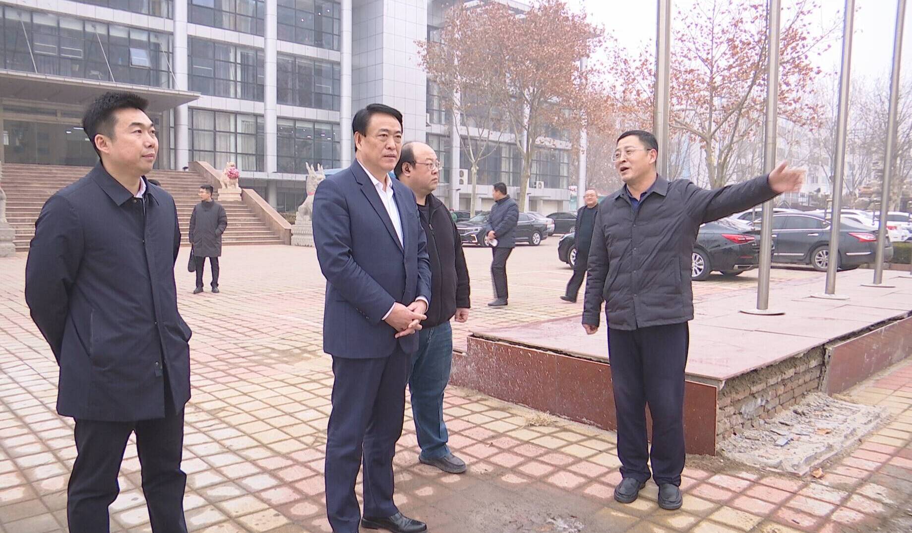 张泽中到帮包企业走访调研