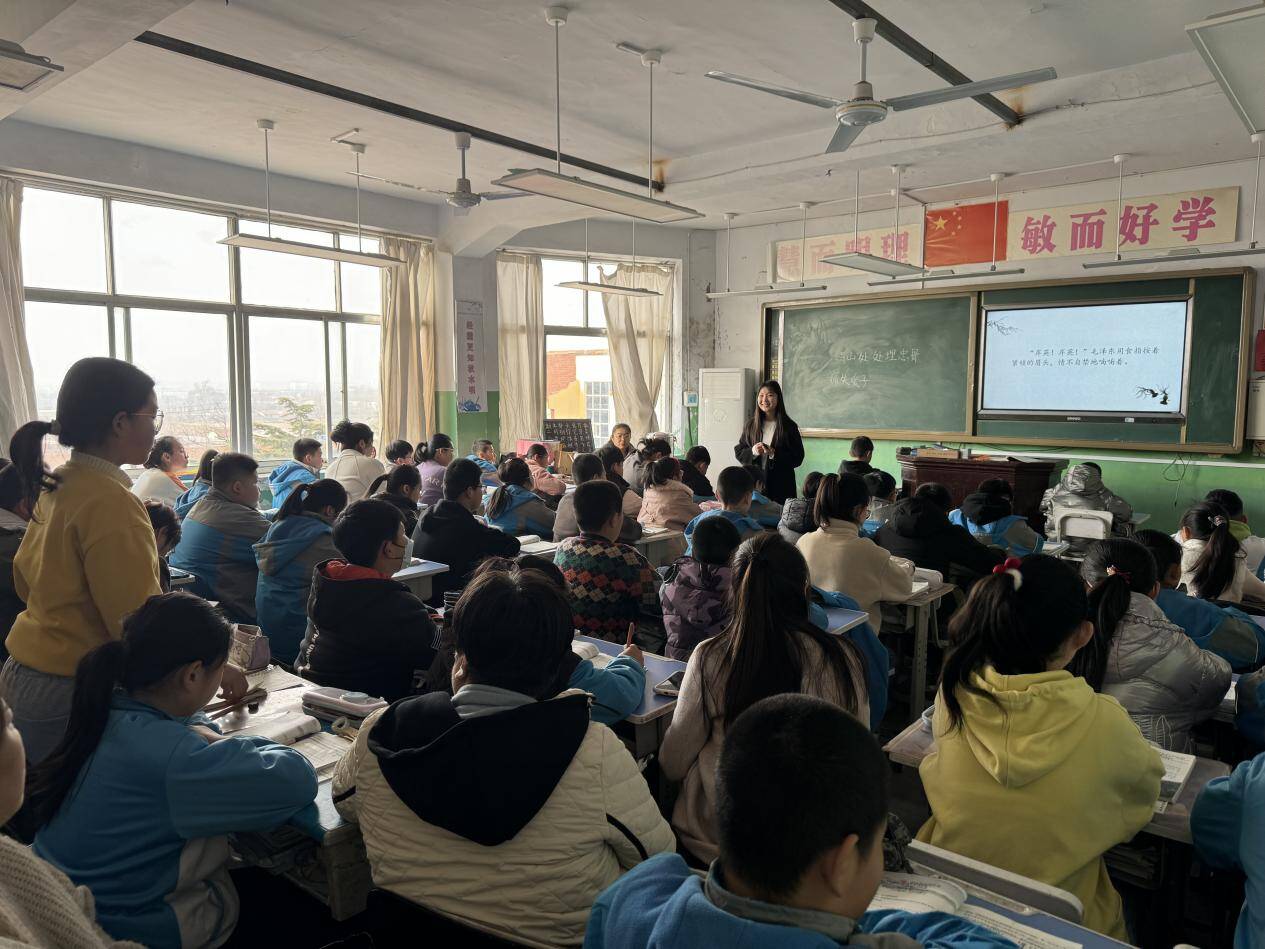 全环境立德树人丨莱阳市柏林庄中心初级中学举行三示三学达标课活动