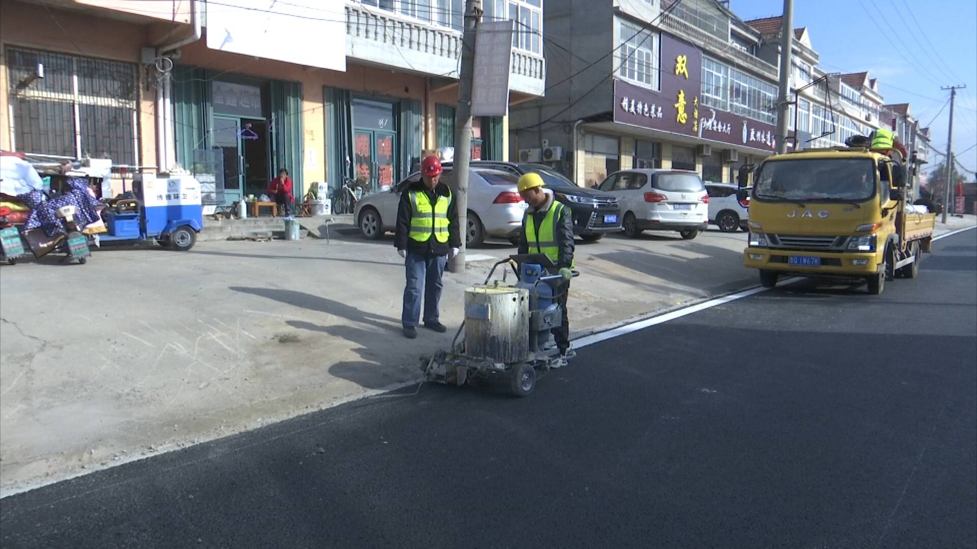 胶州市胶东街道道路提质改造扮靓美丽乡村
