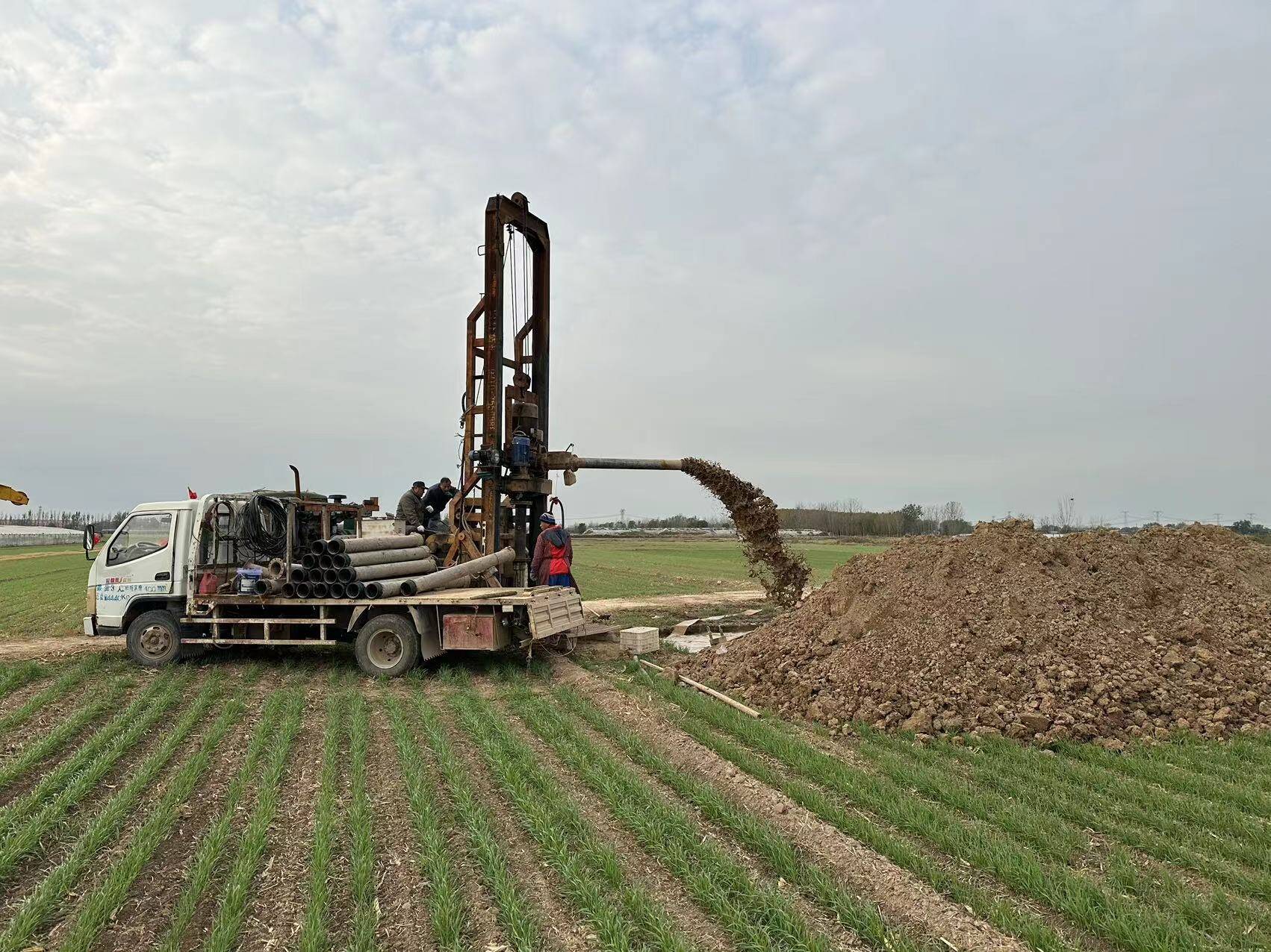 莘县徐庄镇高标准农田项目施工忙