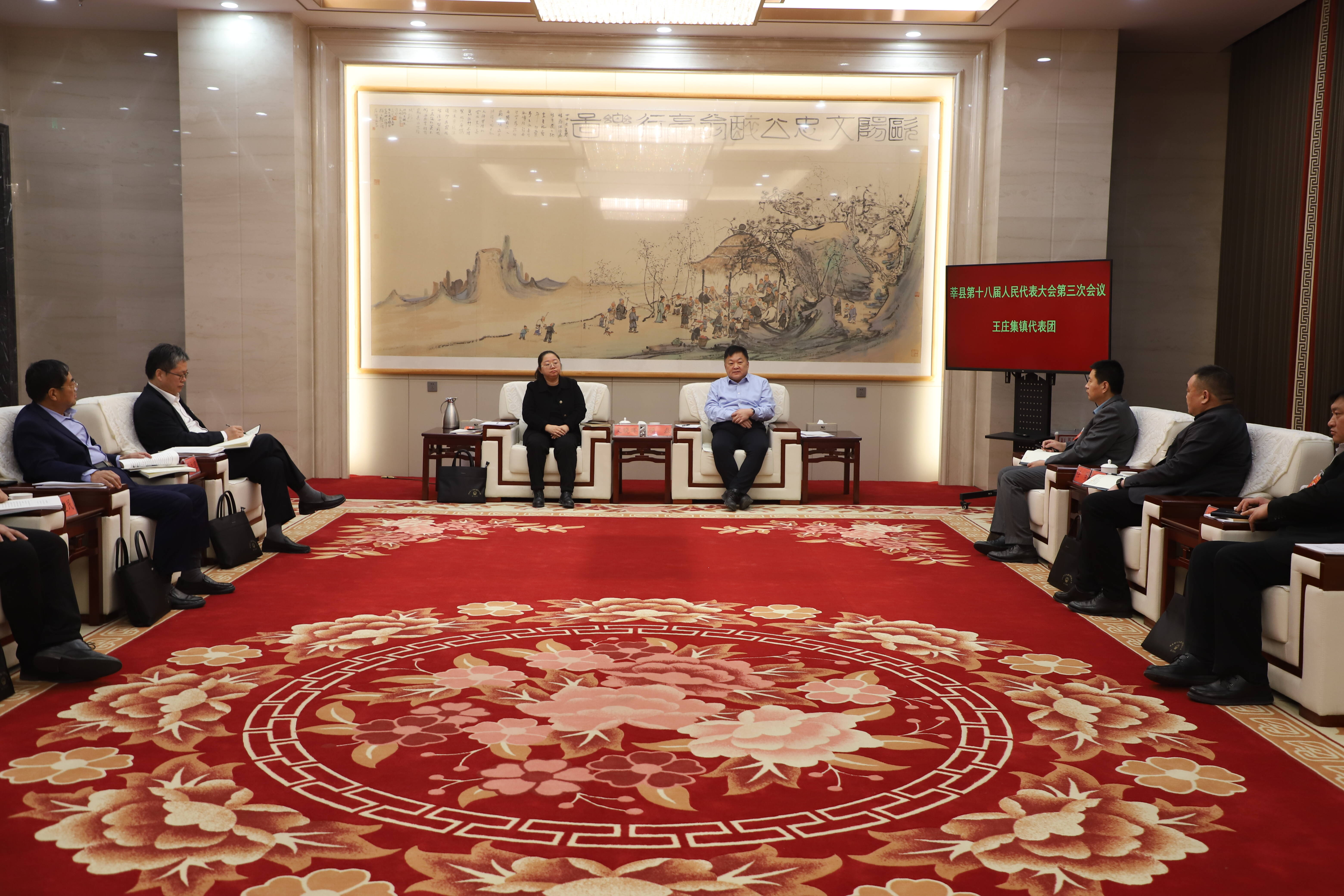 顾磊参加王庄集镇代表团审议政府工作报告