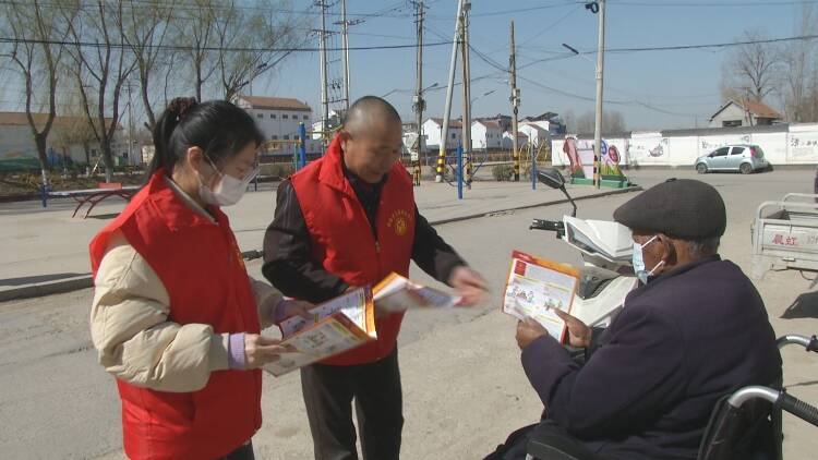 新泰市谷里镇五员服务到位公益红增色添彩