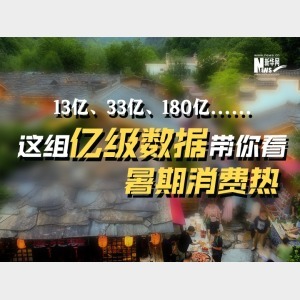 13億、33億、180億......這組億級數(shù)據(jù)帶你看暑期消費熱