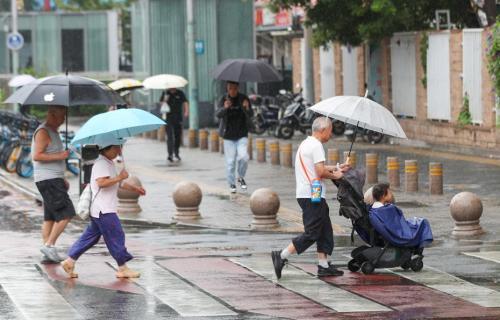 蘇皖河南東南部等地有強降雨 暴雨黃色預警繼續發布