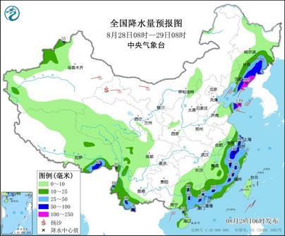 山東半島東北地區東部等地有強降雨 渤海黃海有大風