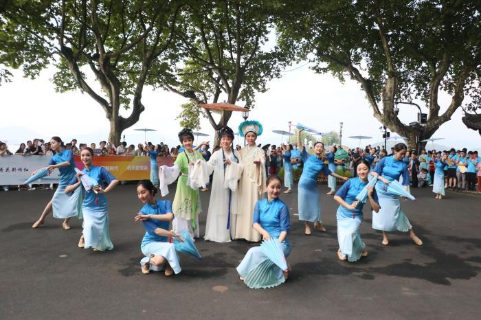 杭州亞運會火炬傳遞首日 《人間西湖》精彩上演