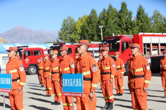 西藏森林消防总队开展保障专业技能比赛