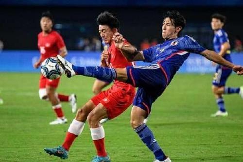 日本男足4：0战胜中国香港男足挺进亚运决赛