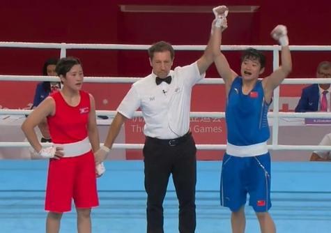 杭州亚运会拳击项目女子60公斤级金牌产生 杨文璐夺冠