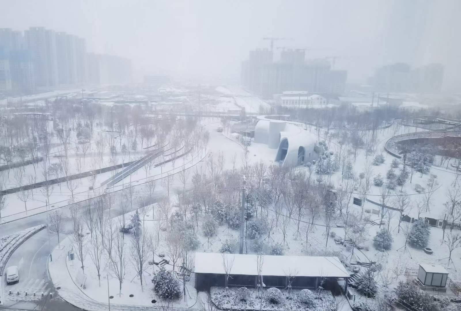 山東9市出現降雪，未來三天多地有局部暴雪